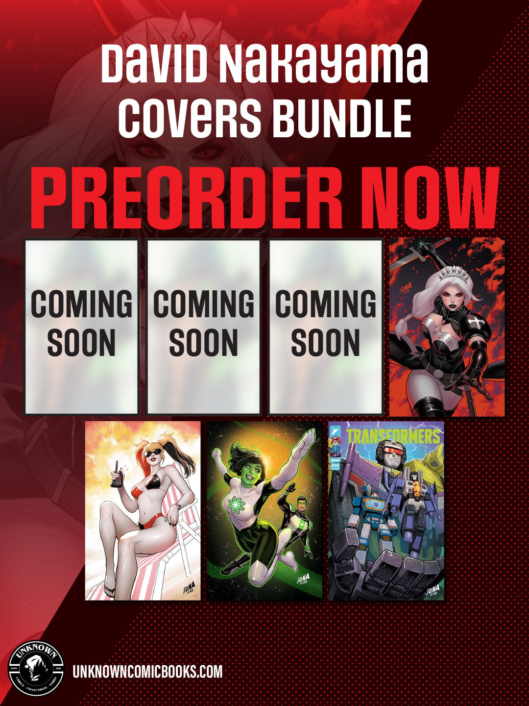 [7 PACK] DAVID NAKAYAMA COVERS BUNDLE (12/02/2026)