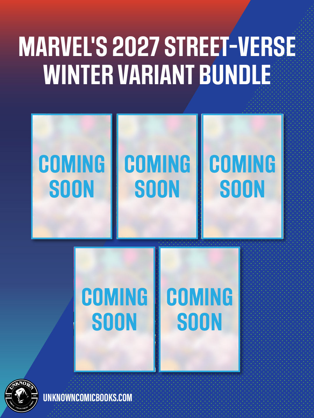 [5 PACK] MARVEL'S 2027 STREET-VERSE WINTER VARIANT BUNDLE (02/03/2027)