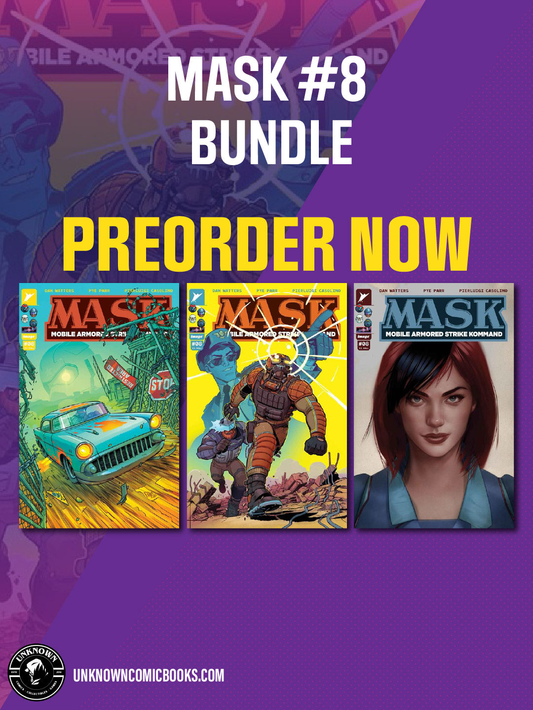 [3 PACK] MASK #8 COVERS A-C (01/06/2027)