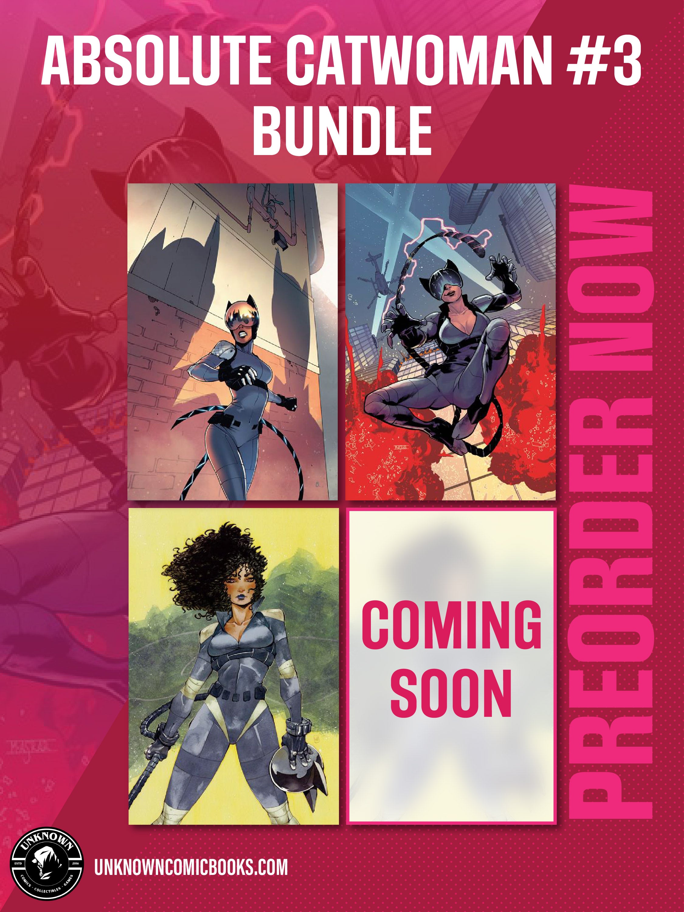 [4 PACK] ABSOLUTE CATWOMAN #3 BUNDLE (08/12/2026)