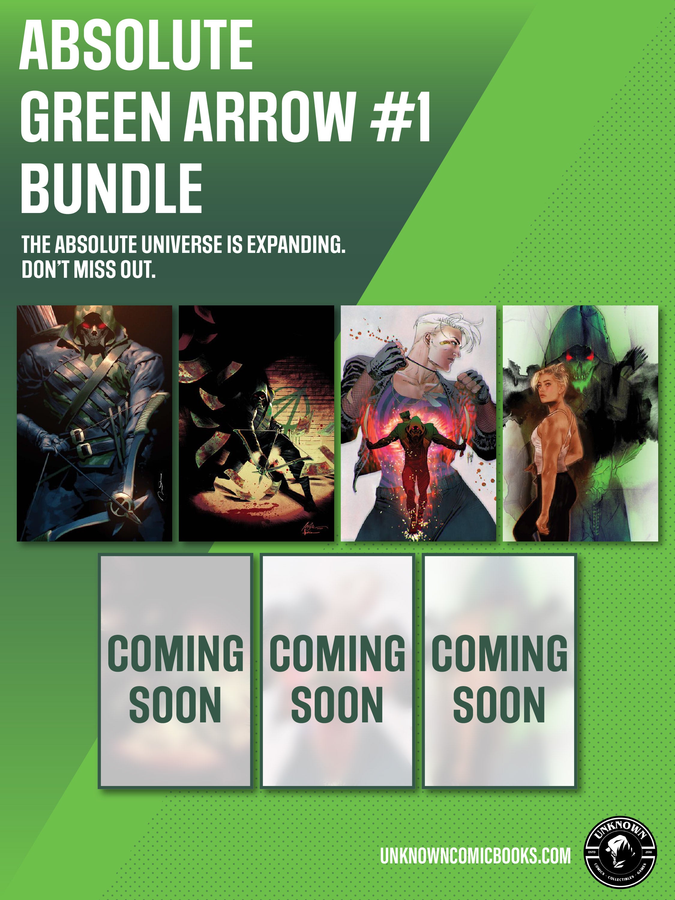 [7 Pack] Absolute Green Arrow #1 Bundle (05/20/2026)