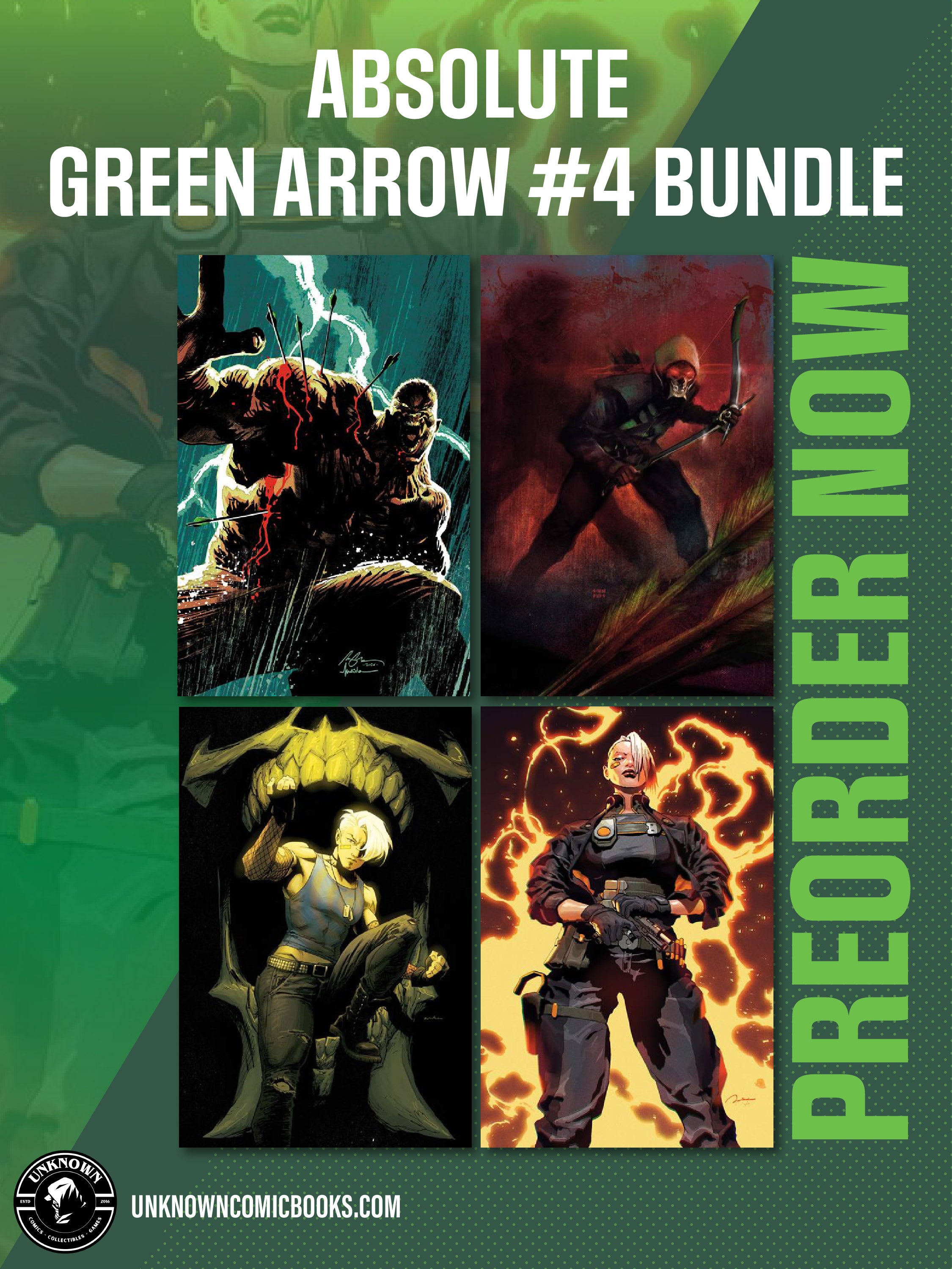 [4 PACK] ABSOLUTE GREEN ARROW #4 BUNDLE (08/19/2026)