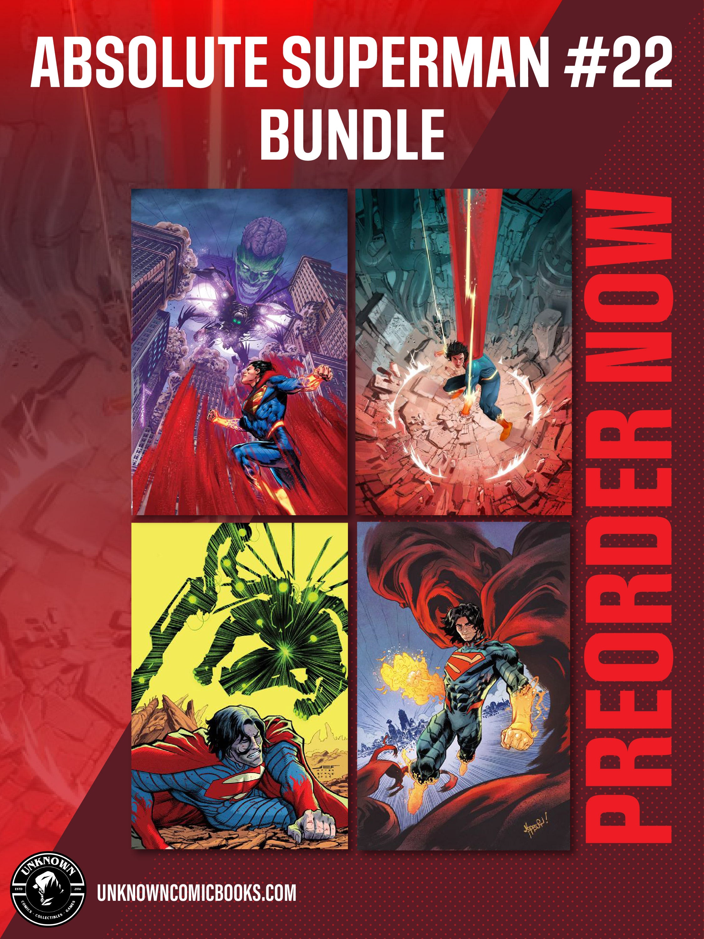 [4 PACK] ABSOLUTE SUPERMAN #22 BUNDLE (08/05/2026)