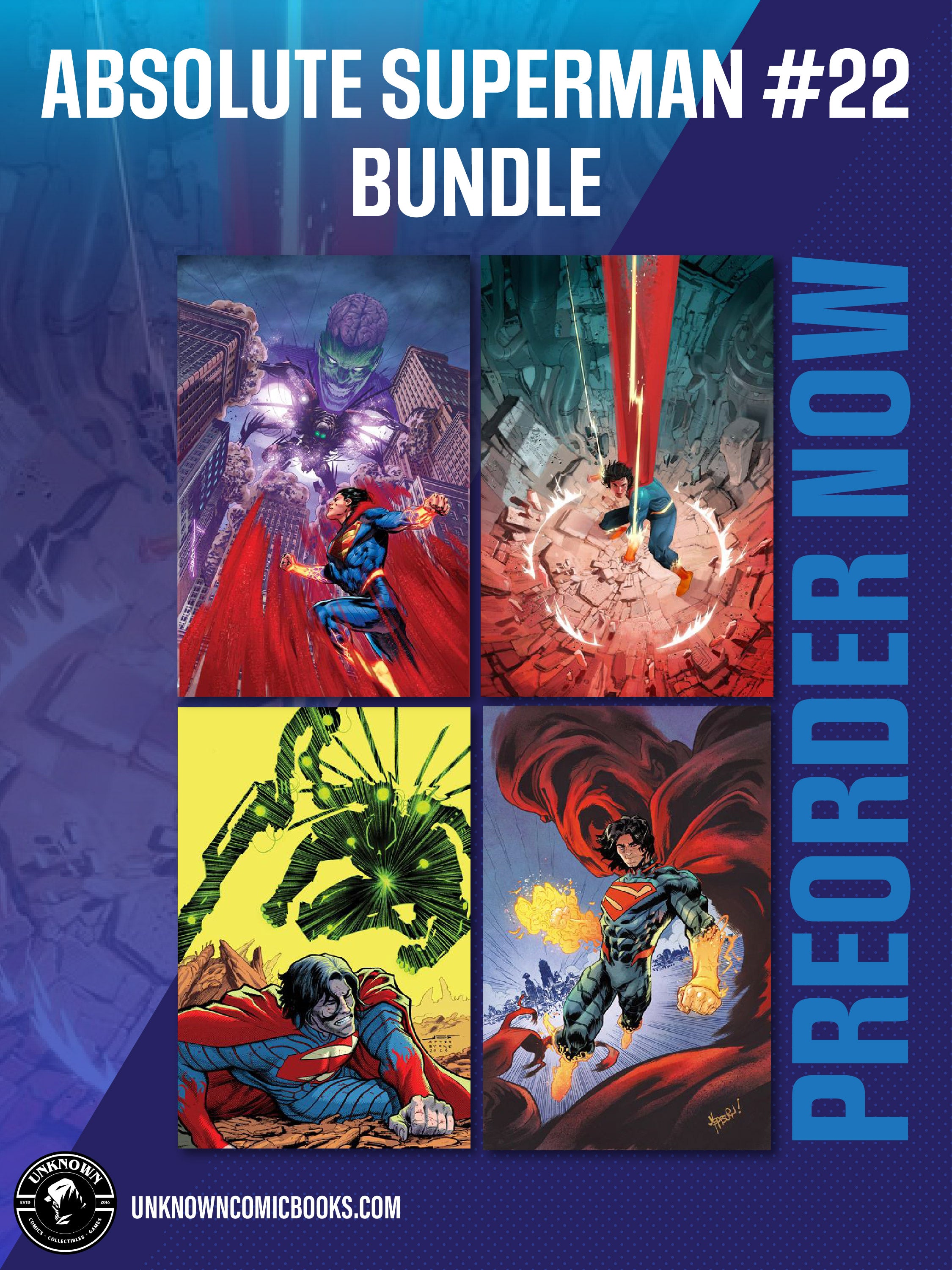 [4 PACK] ABSOLUTE SUPERMAN #22 BUNDLE (08/05/2026)