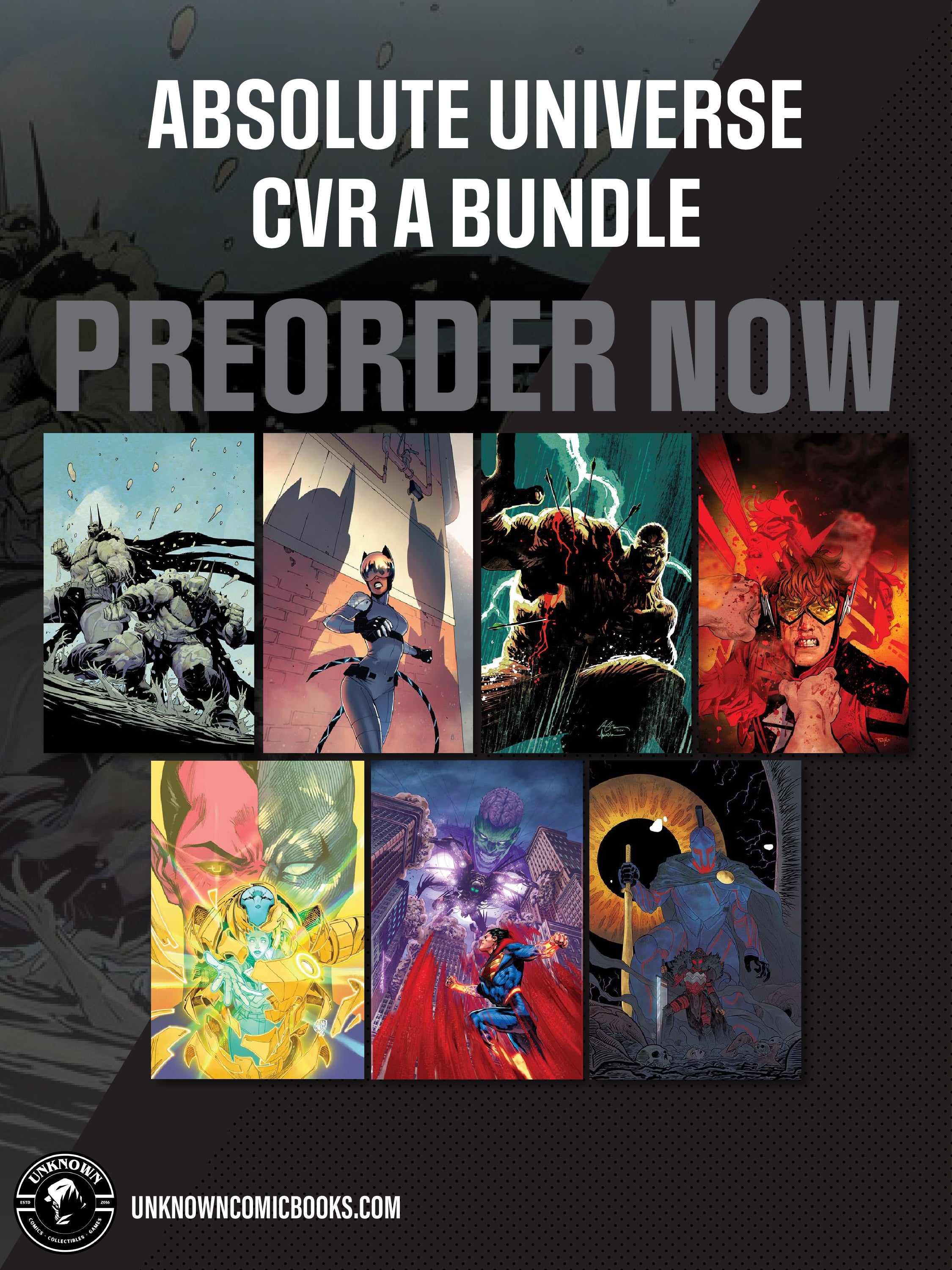 [7 PACK] ABSOLUTE UNIVERSE AUGUST 2026 CVR A VAR BUNDLE (08/26/2026)