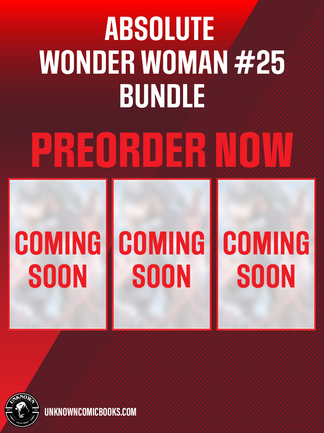 [3 PACK] ABSOLUTE WONDER WOMAN #25 HAYDEN SHERMAN CONNECTING COVERS CARD STOCK VAR (10/28/2026)