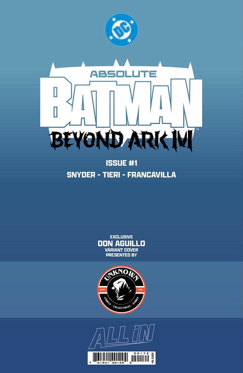 [Signed by Don Aguillo] ABSOLUTE BATMAN BEYOND ARK M #1 DON AGUILLO EXCLUSIVE VIRGIN VAR (03/17/2027)