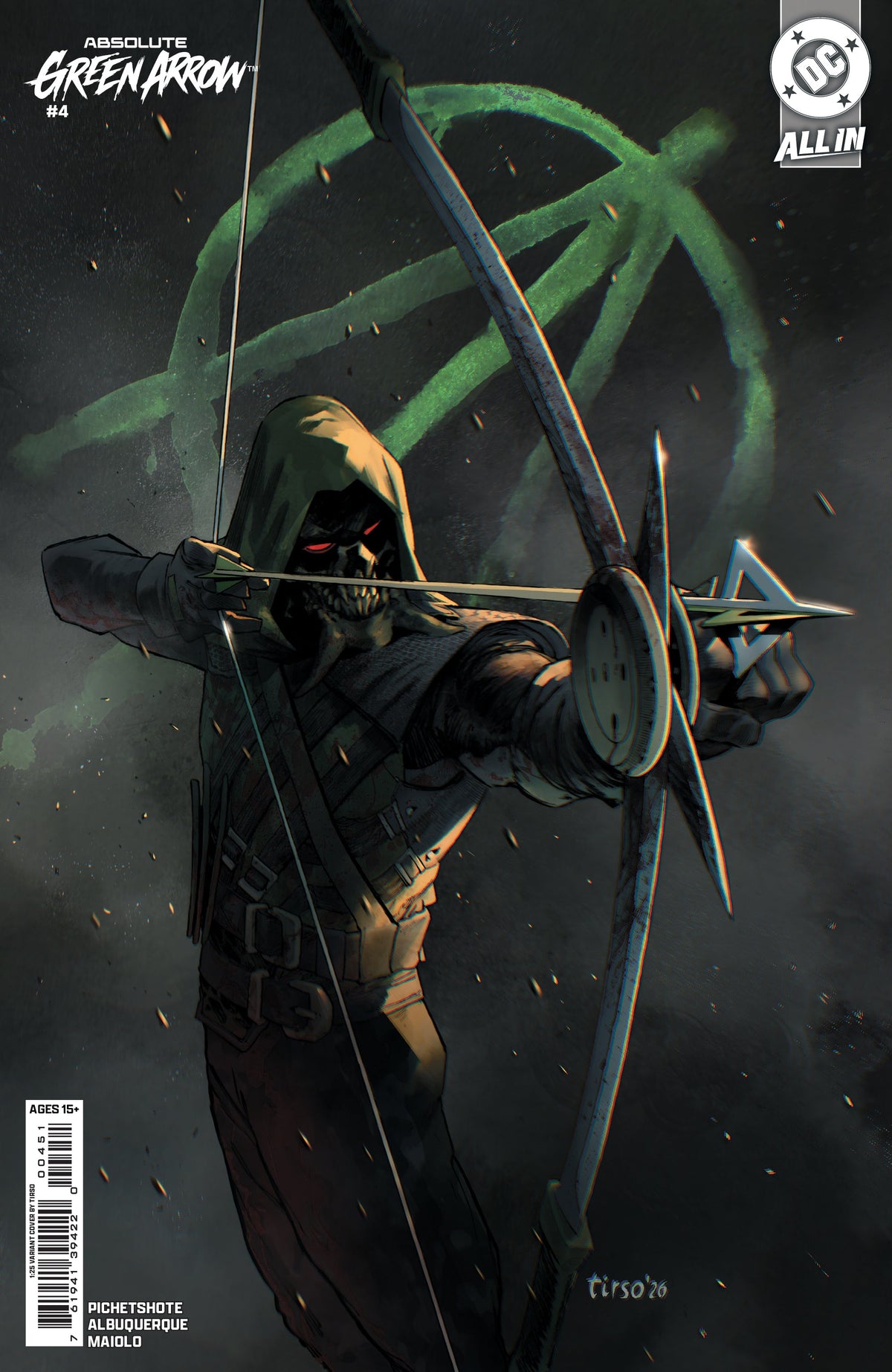 Absolute Green Arrow #4 (Of 6) E 1:25 Tirso Cons Variant (08/19/2026) Dc