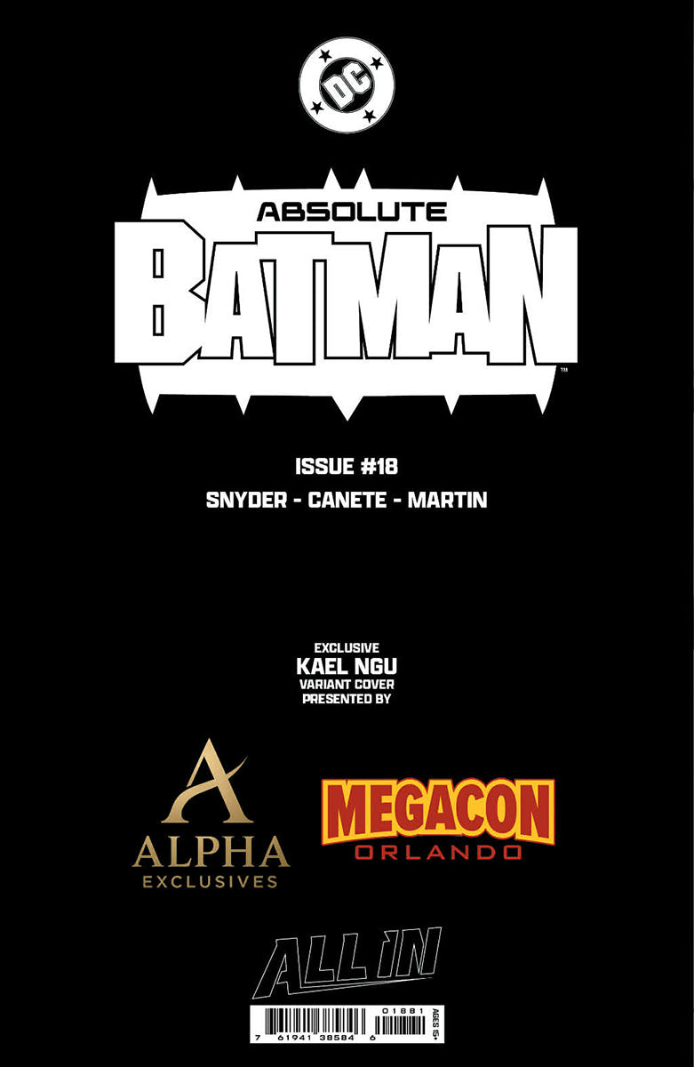 ABSOLUTE BATMAN #18 KAEL NGU EXCLUSIVE VAR (03/11/2026)