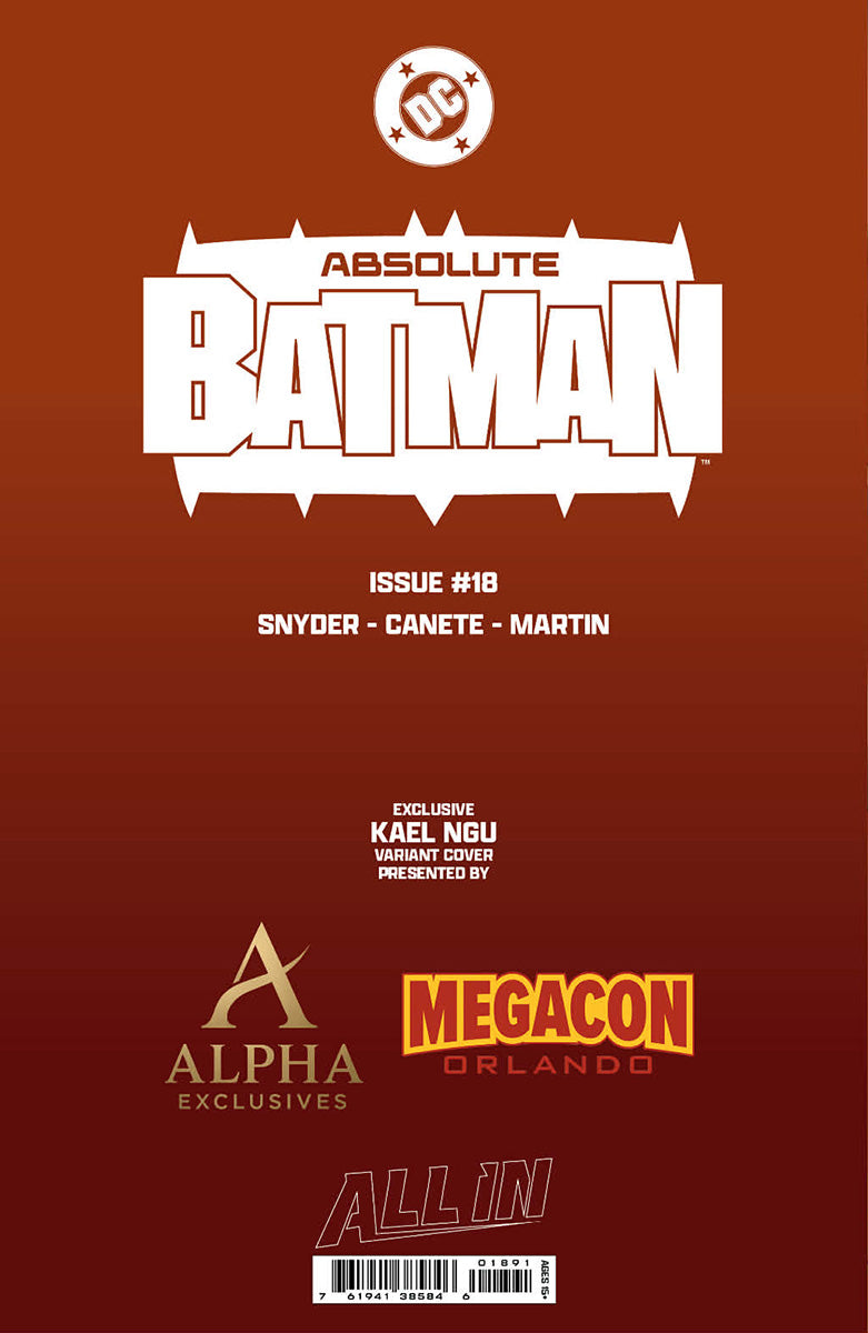 ABSOLUTE BATMAN #18 KAEL NGU EXCLUSIVE VIRGIN VAR (03/11/2026)