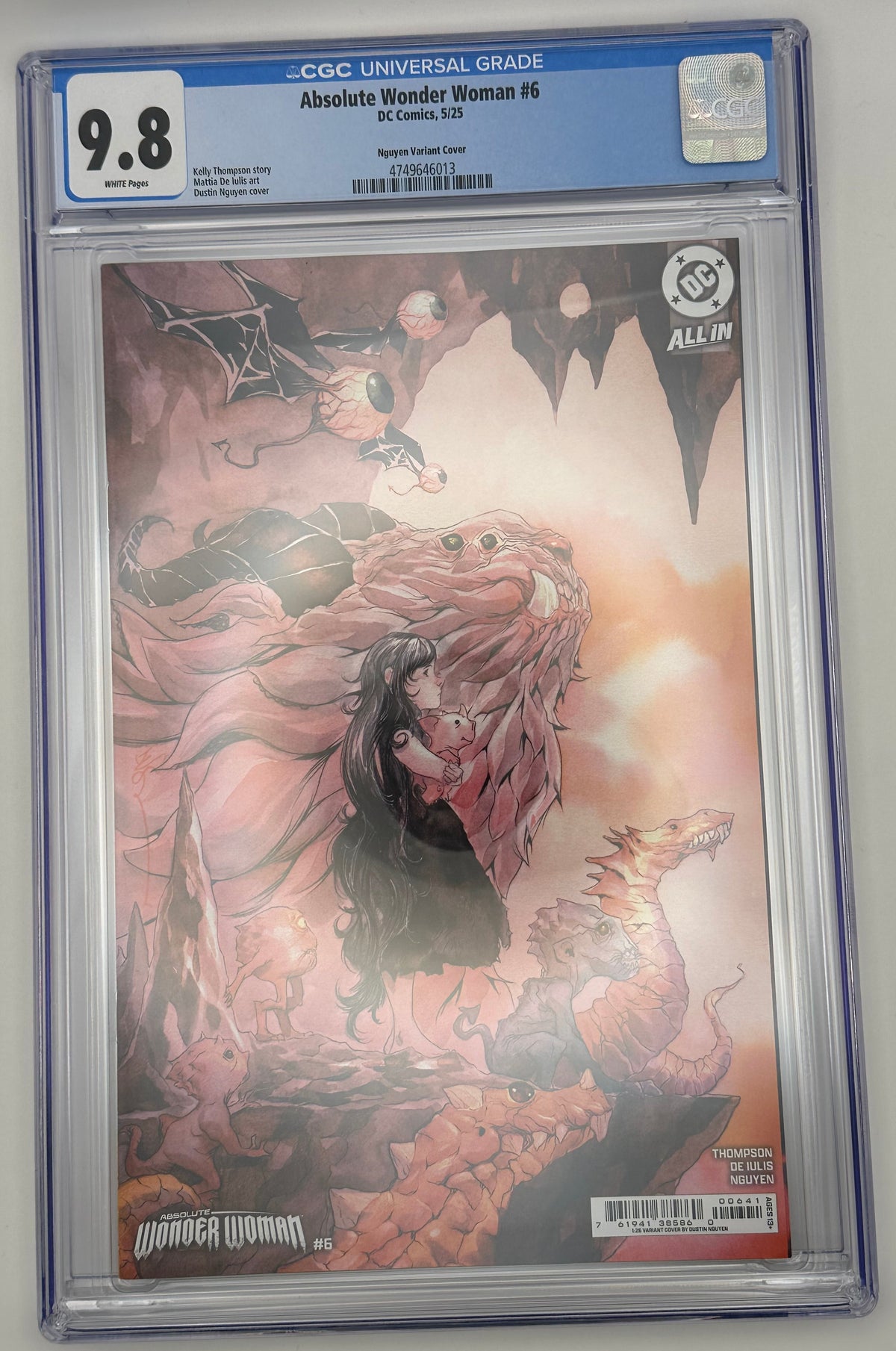 ABSOLUTE WONDER WOMAN #6 CGC 9.8 BLUE LABEL DUSTIN NGUYEN 1:25 VAR [IN STOCK]