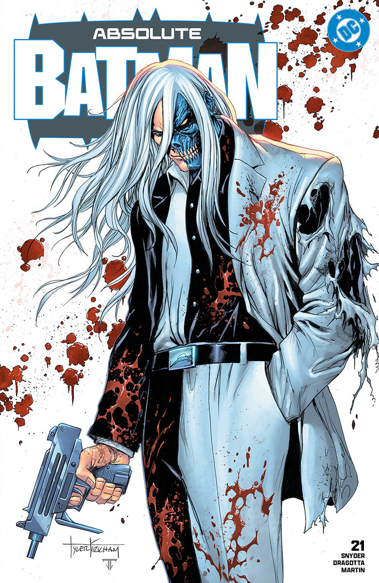 ABSOLUTE BATMAN #21 TYLER KIRKHAM EXCLUSIVE BATTLE DAMAGED TWO-FACE VAR (06/17/2026)