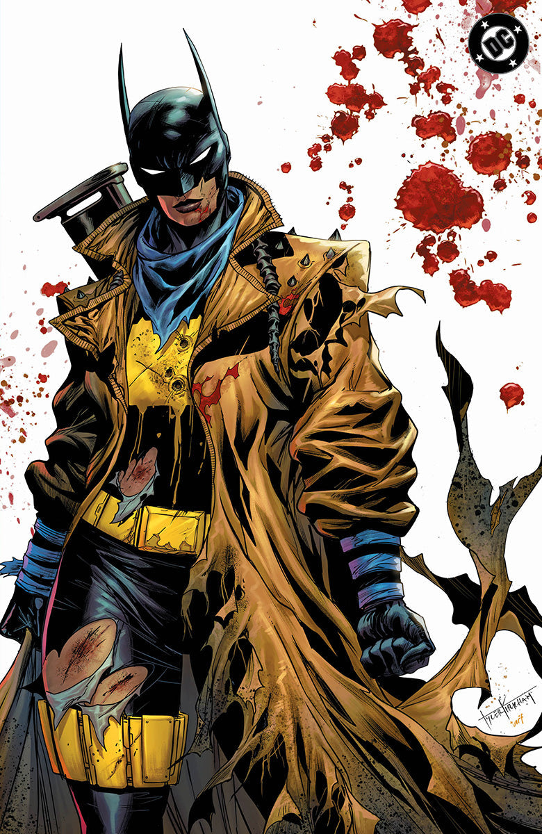 [Signed by Tyler Kirkham] ABSOLUTE BATMAN #24 TYLER KIRKHAM BATTLE DAMAGED THE BAT EXCLUSIVE VIRGIN VAR (01/13/2027)