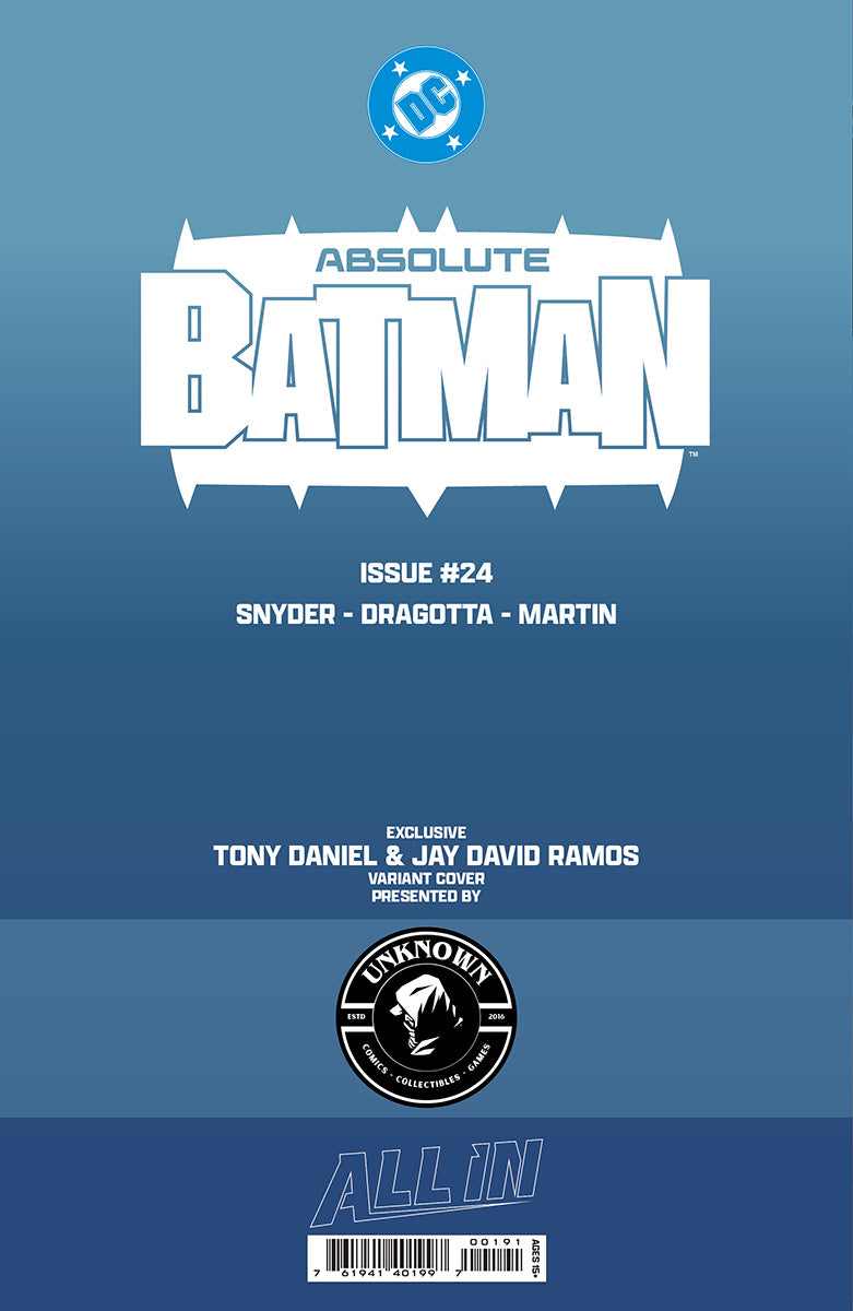 ABSOLUTE BATMAN #24 TONY DANIEL EXCLUSIVE VAR (09/23/2026)