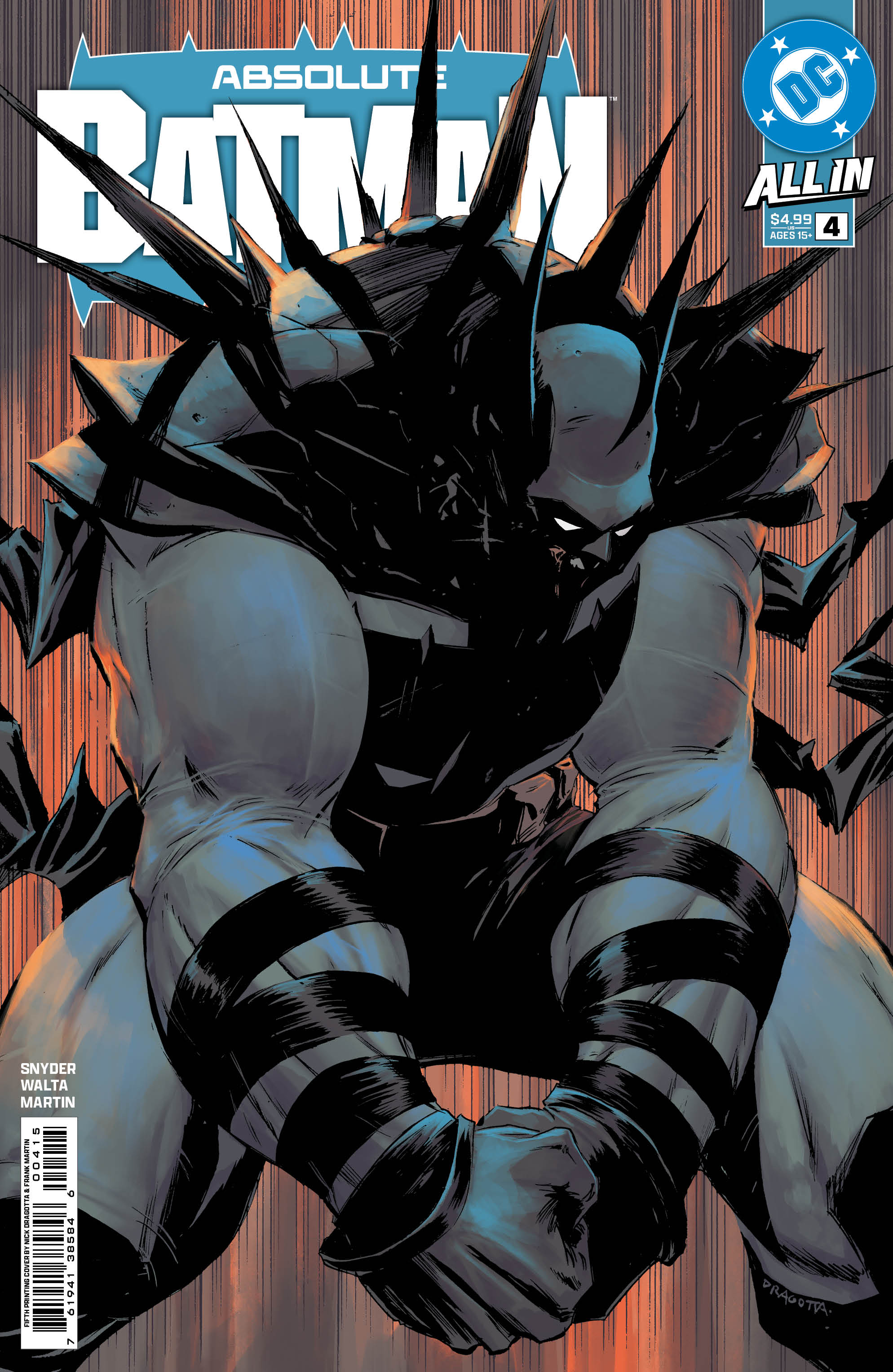 Absolute Batman #4 5th Print Nick Dragotta Variant (11/26/2025) Dc