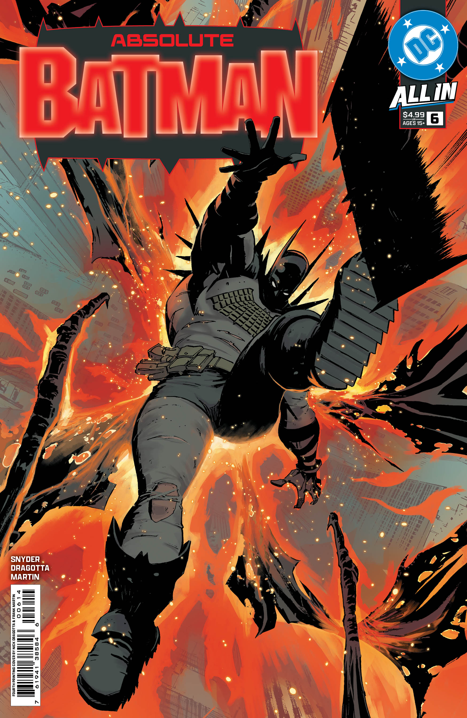 Absolute Batman #6 4th Print Nick Dragotta Variant (11/26/2025) Dc