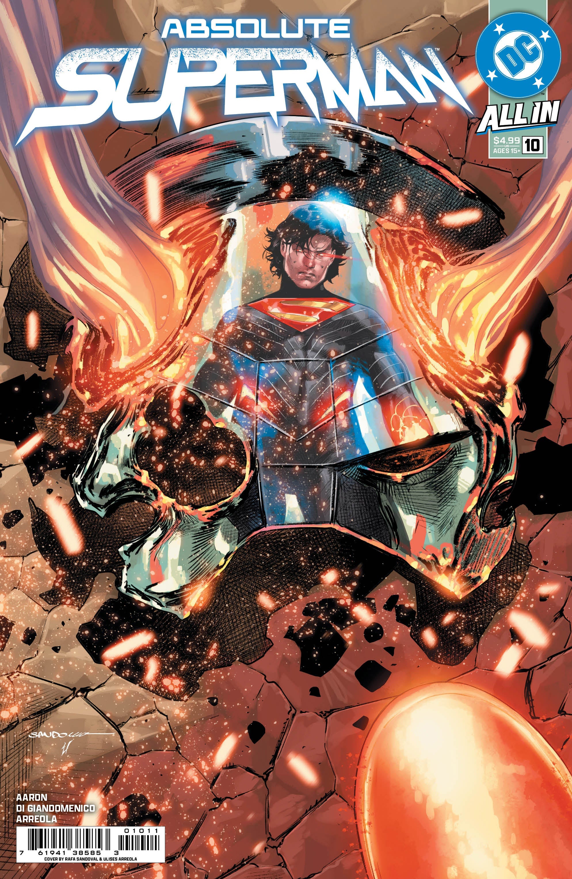 Absolute Superman #10 2nd Print Rafa Sandoval Variant (10/29/2025) Dc