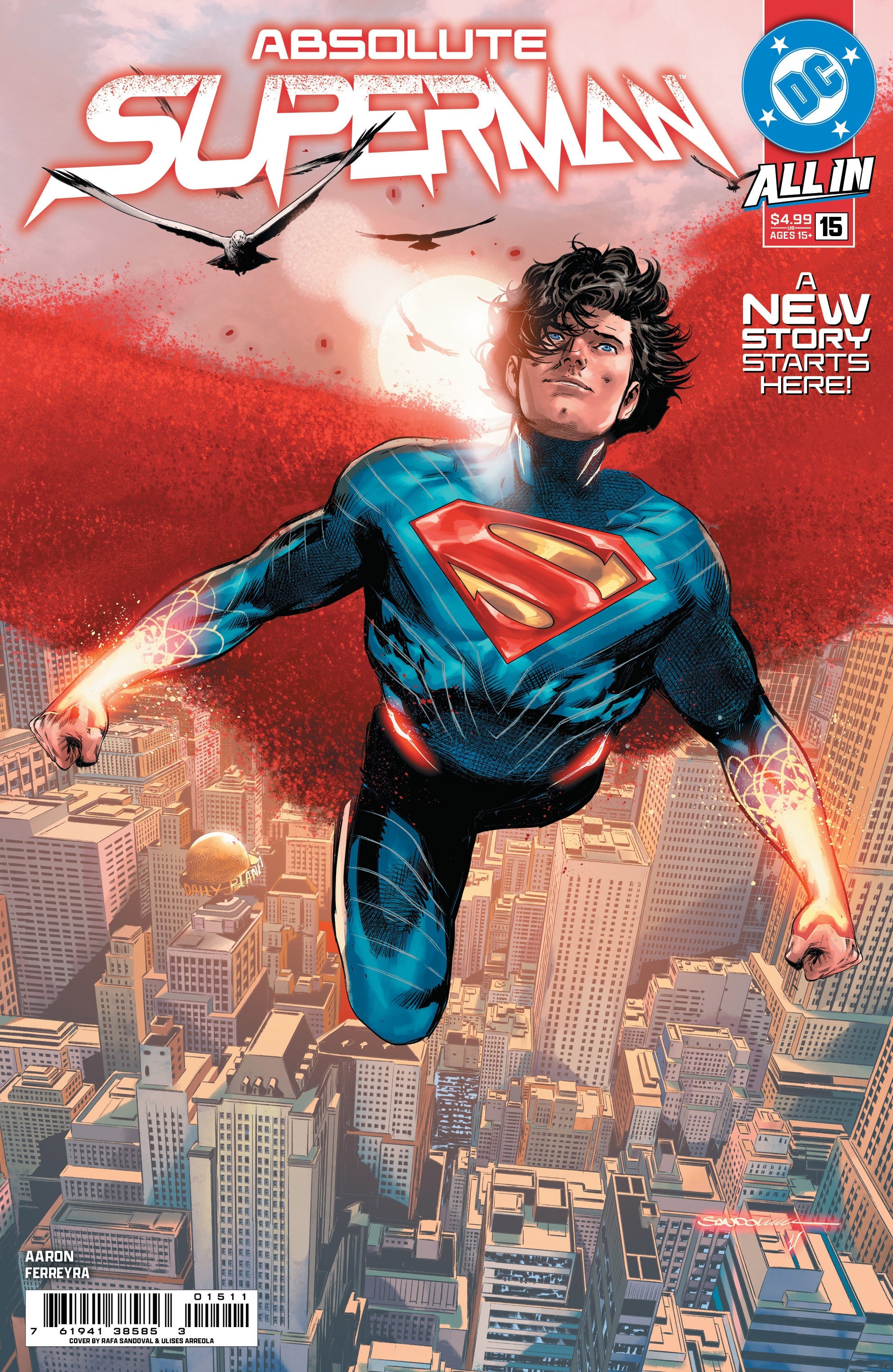 Absolute Superman #15 A Rafa Sandoval Jason Aaron (01/07/2026) Dc