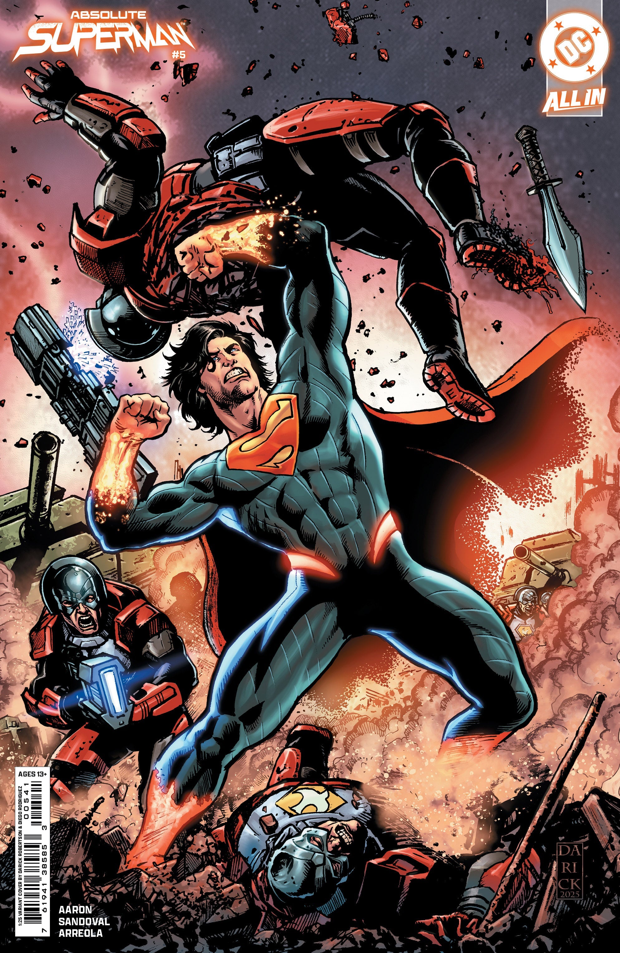 Absolute Superman #5 A1 Cover Set Of 5 1:25 1:50 (03/12/2025) Dc