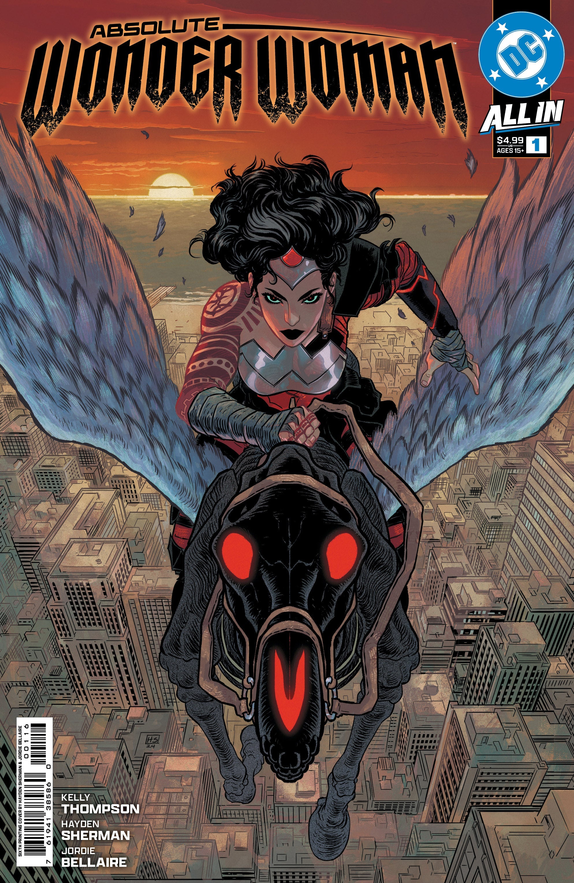 Absolute Wonder Woman #1 6th Print A Hayden Sherman Variant (06/25/2025) Dc