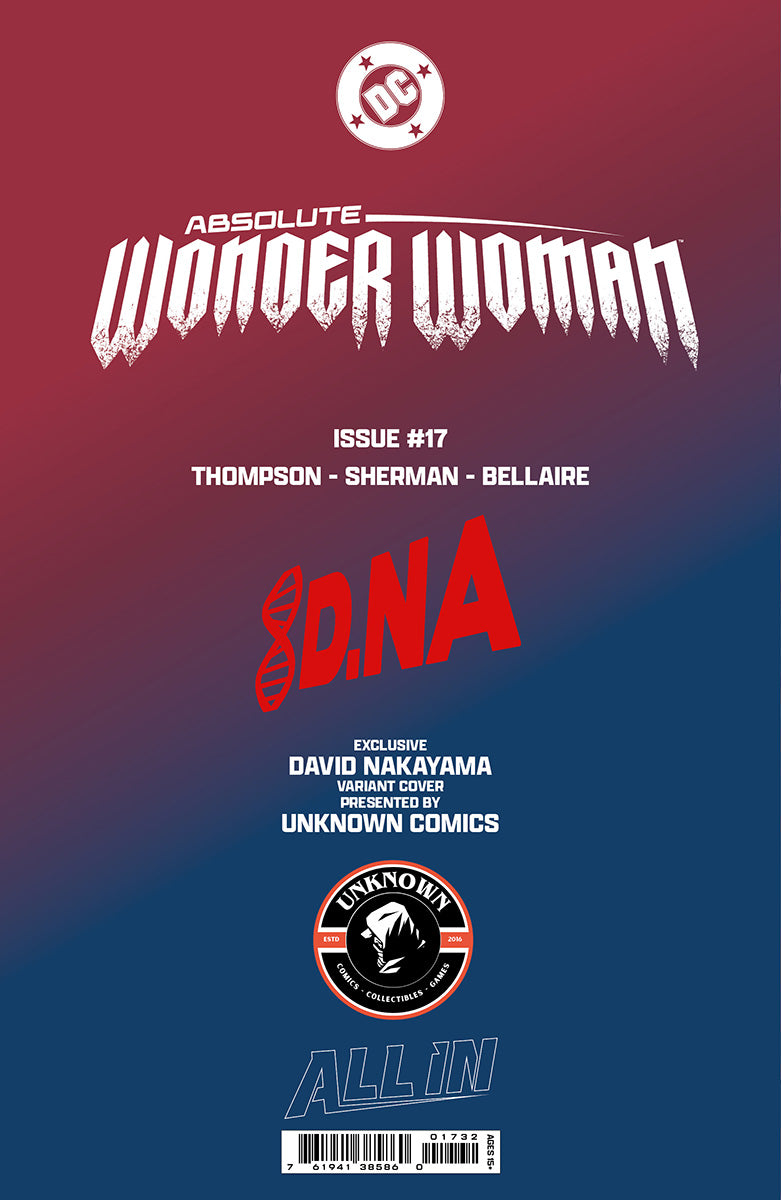 [3 PACK] Absolute Wonder Woman #17 David Nakayama Exclusive Var (02/25/2026)