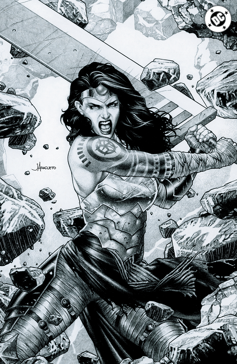 [Signed by Jay Anacleto] ABSOLUTE WONDER WOMAN #21 JAY ANACLETO EXCLUSIVE BW VIRGIN VAR (09/24/2026)