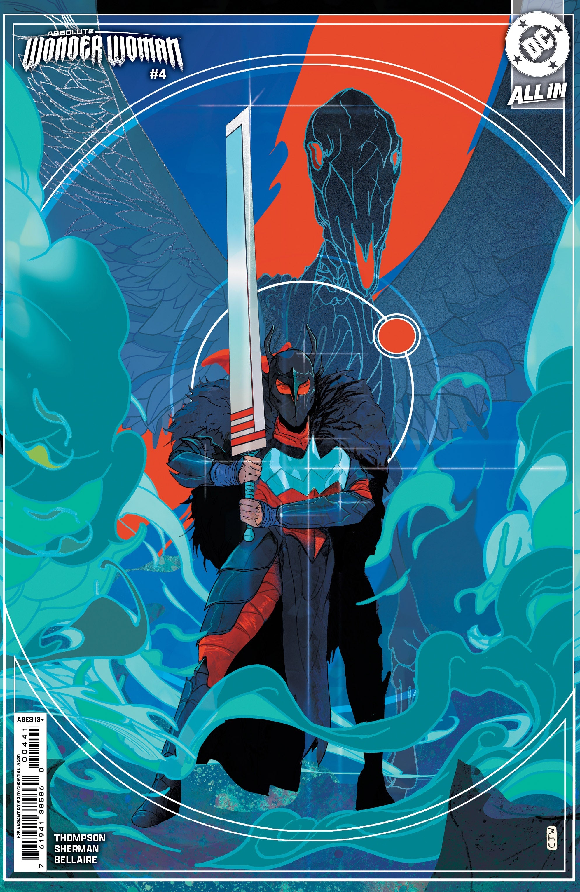 Absolute Wonder Woman #4 A1 Cover Set Of 6 1:25 1:50 (01/22/2025) Dc