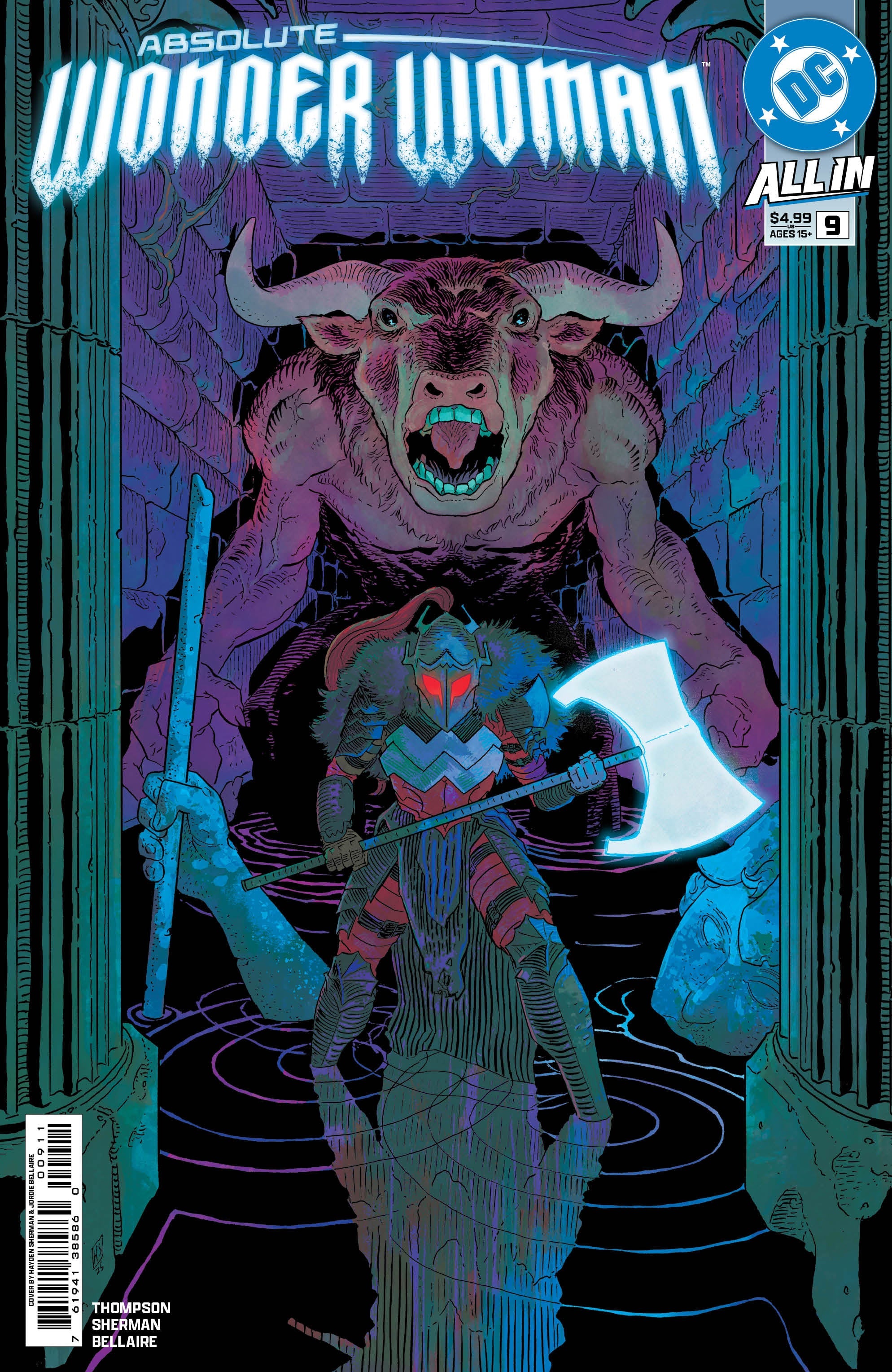 Absolute Wonder Woman #9 2nd Print Hayden Sherman Variant (09/17/2025) Dc