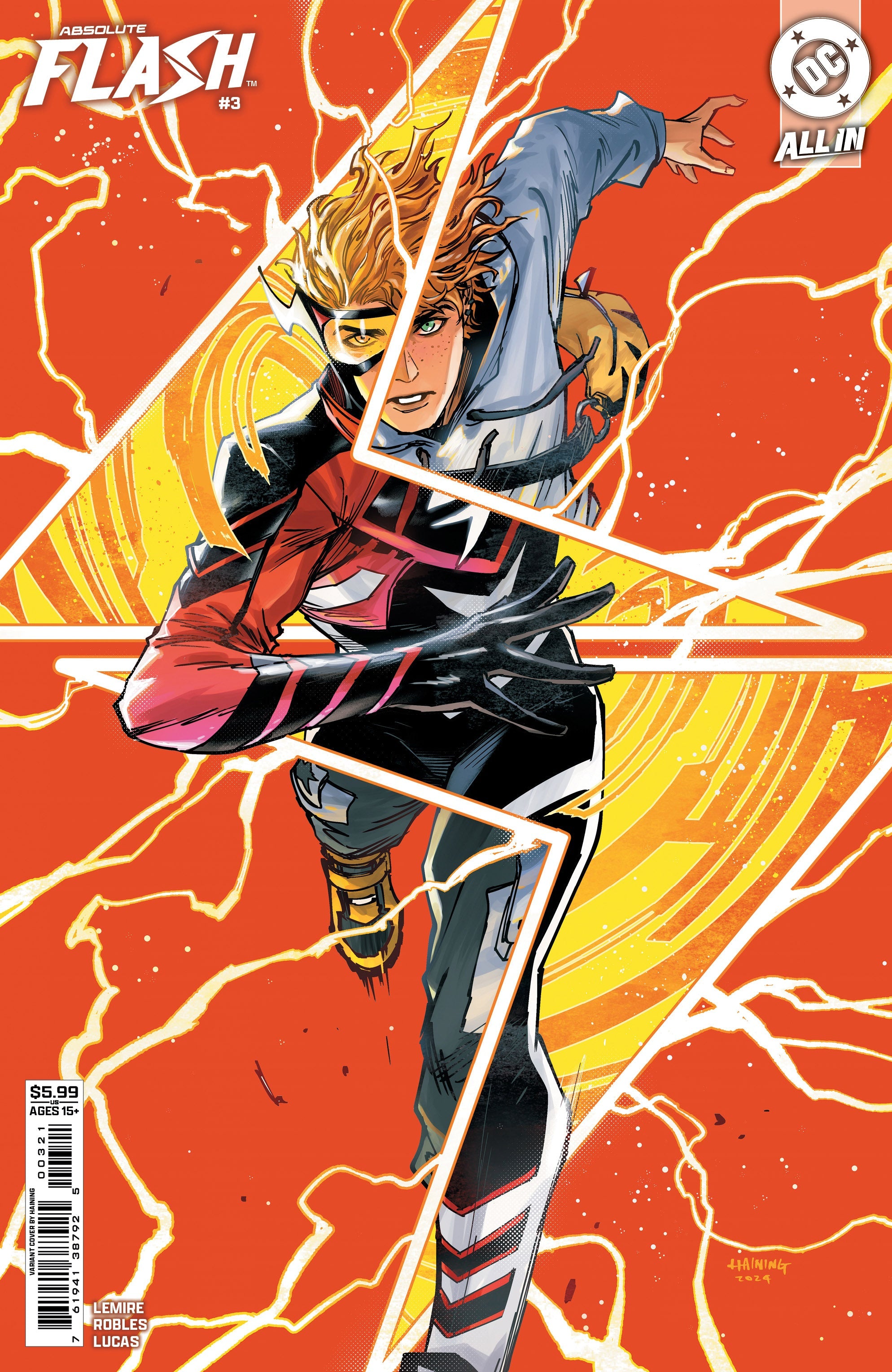 Absolute Flash #3 B Haining Variant (05/21/2025) Dc