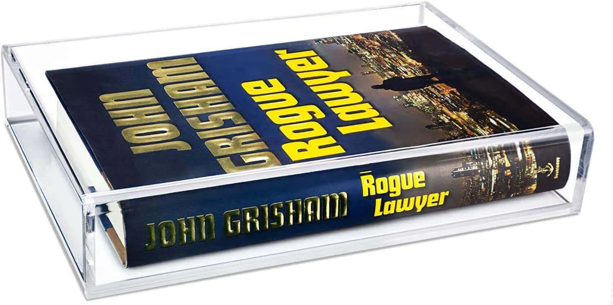 Acrylic Slide Back Book Display Cases