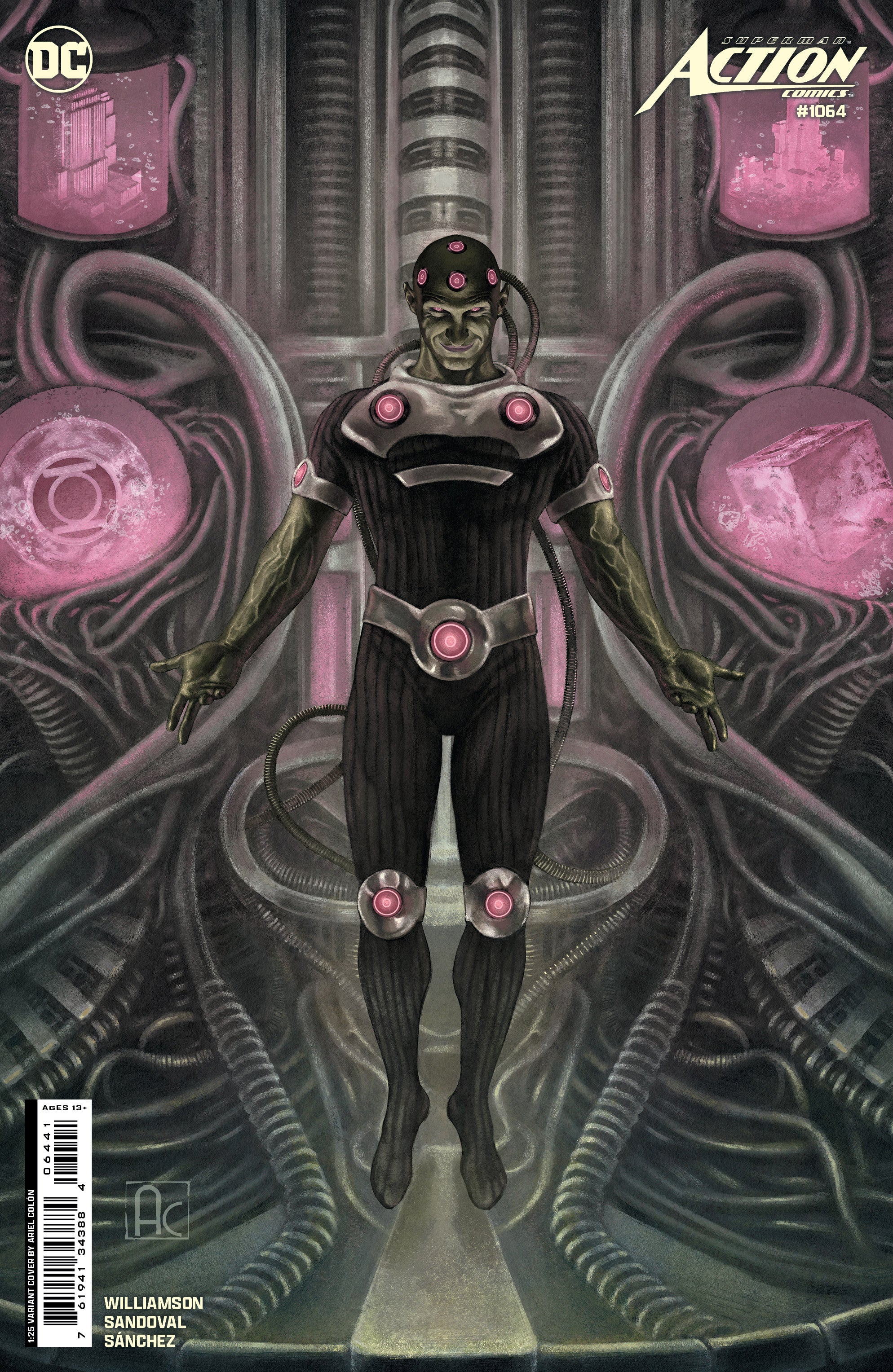 Superman Action Comics #1064 F 1:25 Ariel Colon Variant (House Of Brainiac) (04/09/2024) Dc