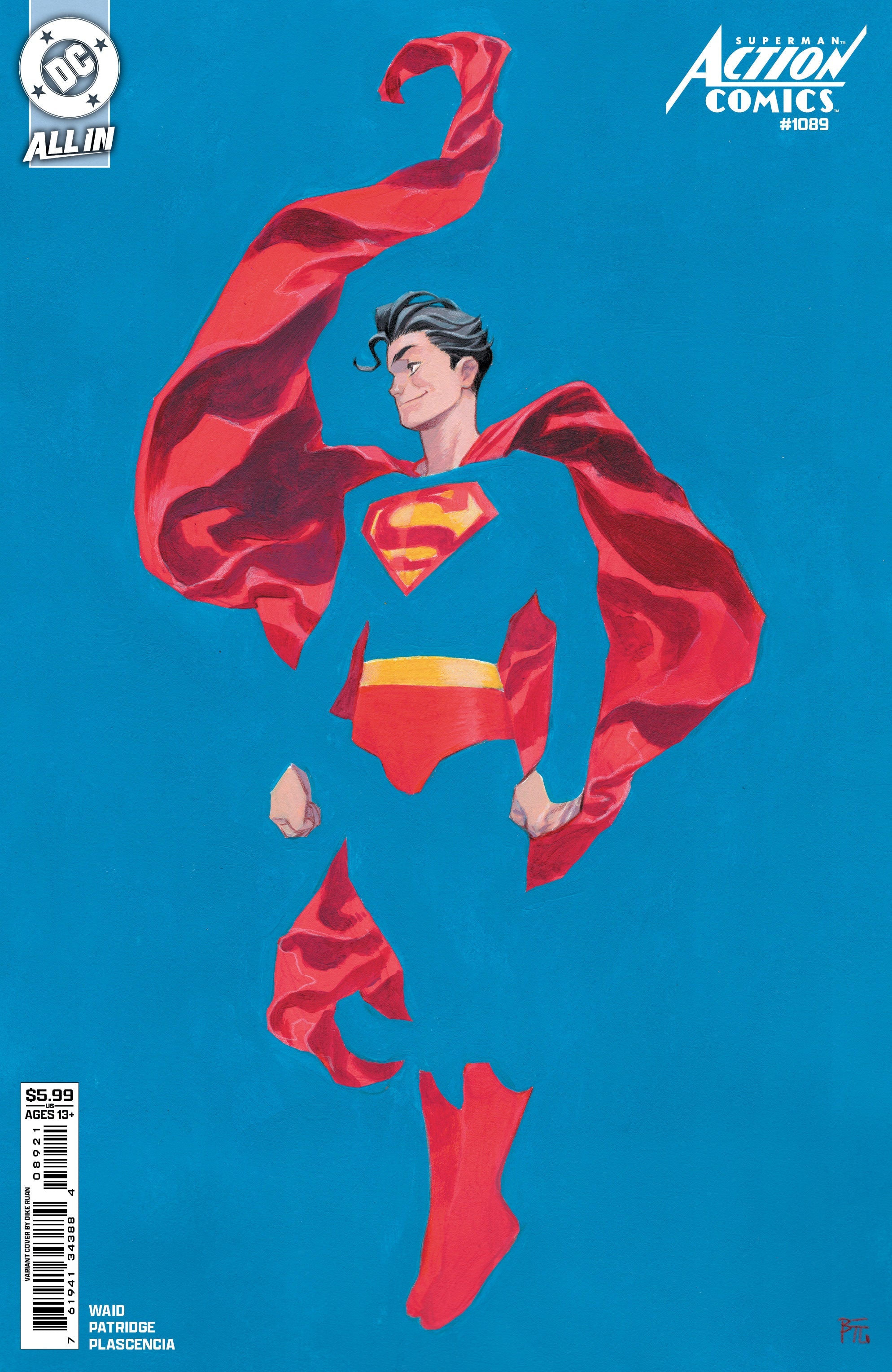 Superman Action Comics #1089 B Dike Ruan Variant (08/13/2025) Dc