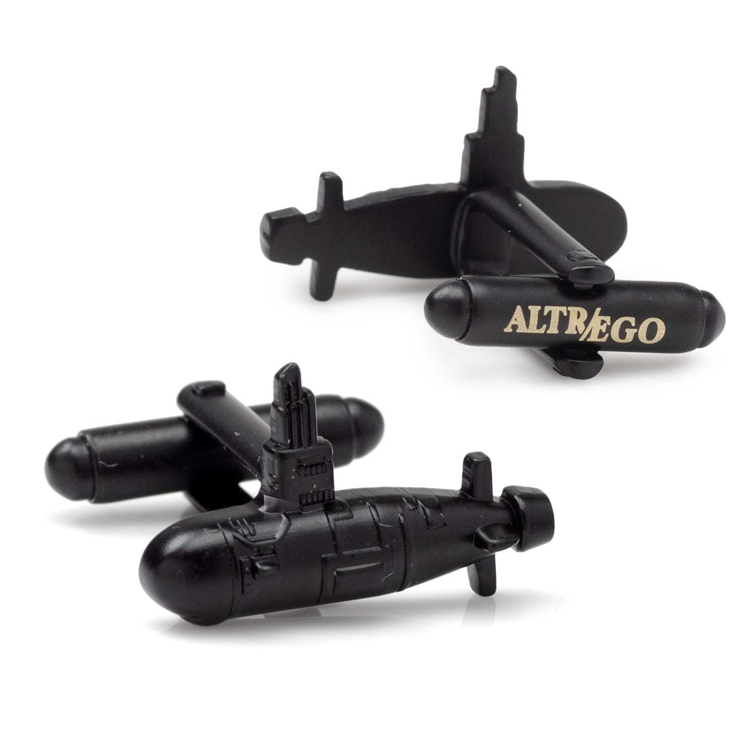 US Submarine Black 3D Cufflinks