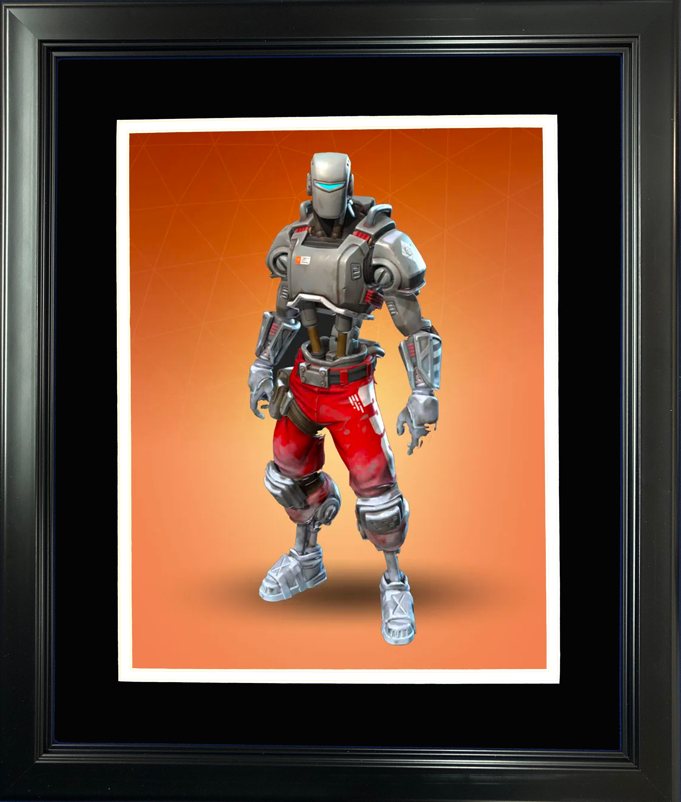 Framed A.I.M Legendary Fortnite Skin 11"x14"Video Game Photo