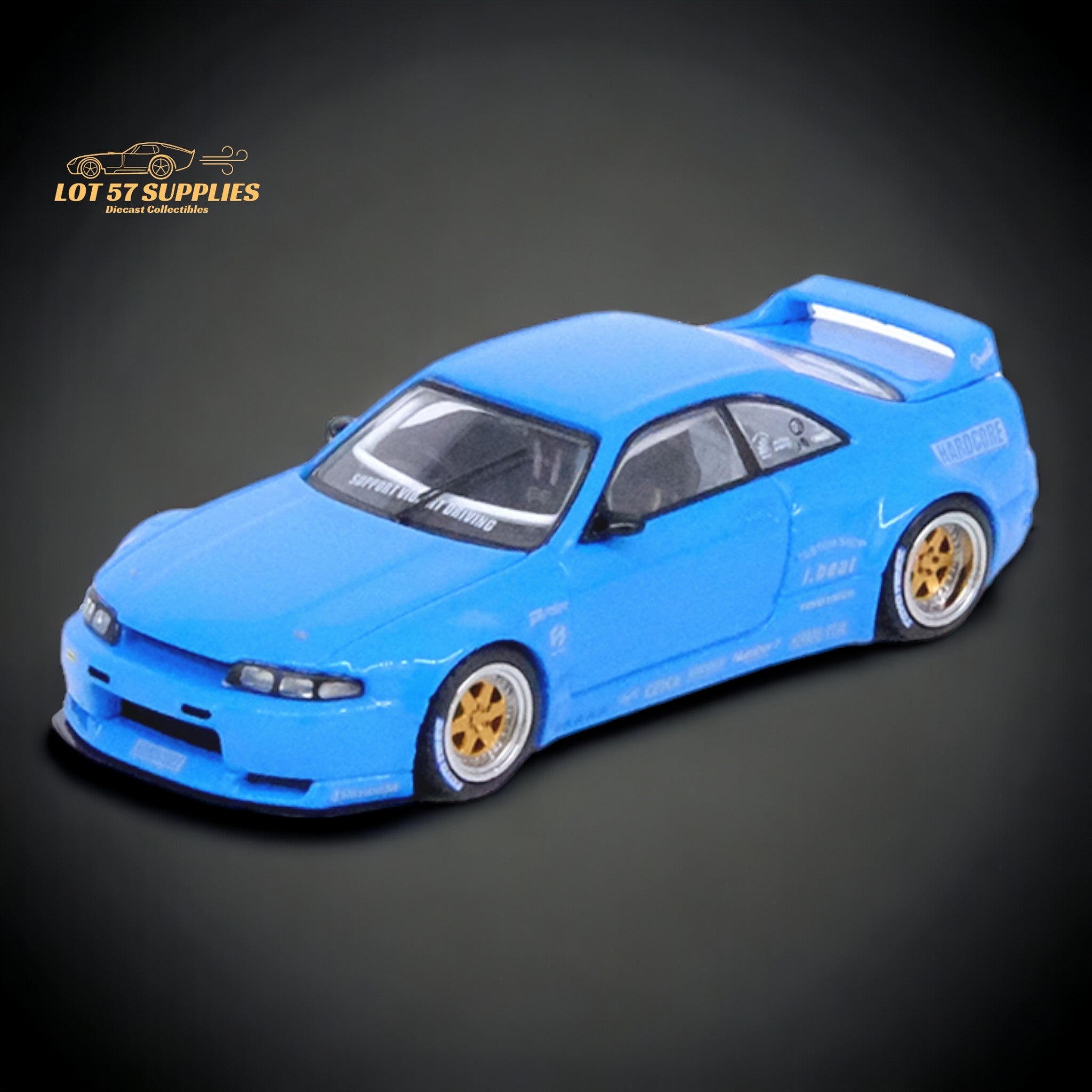 Inno64 Nissan Skyline GT-R R33 "Pandem / Rocket Bunny" Widebody in Blue 1:64 IN64-R33P-BLU