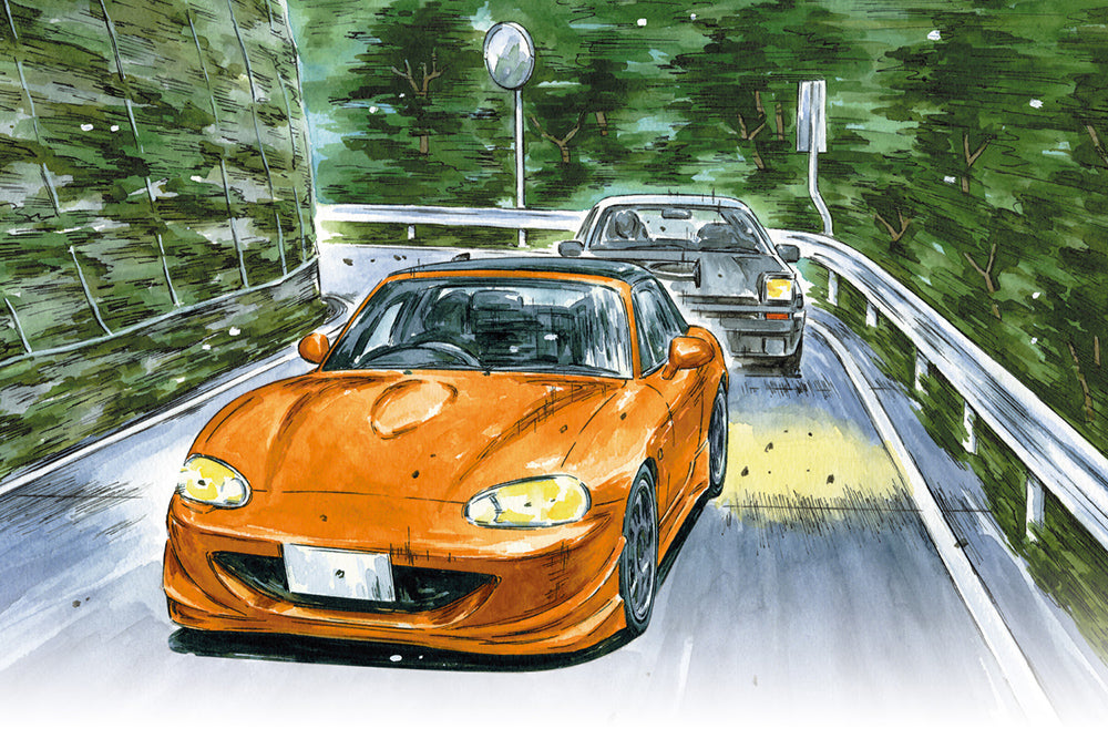 Initial D OMIYA SATOSHI NB8C ROADSTER Model Kit