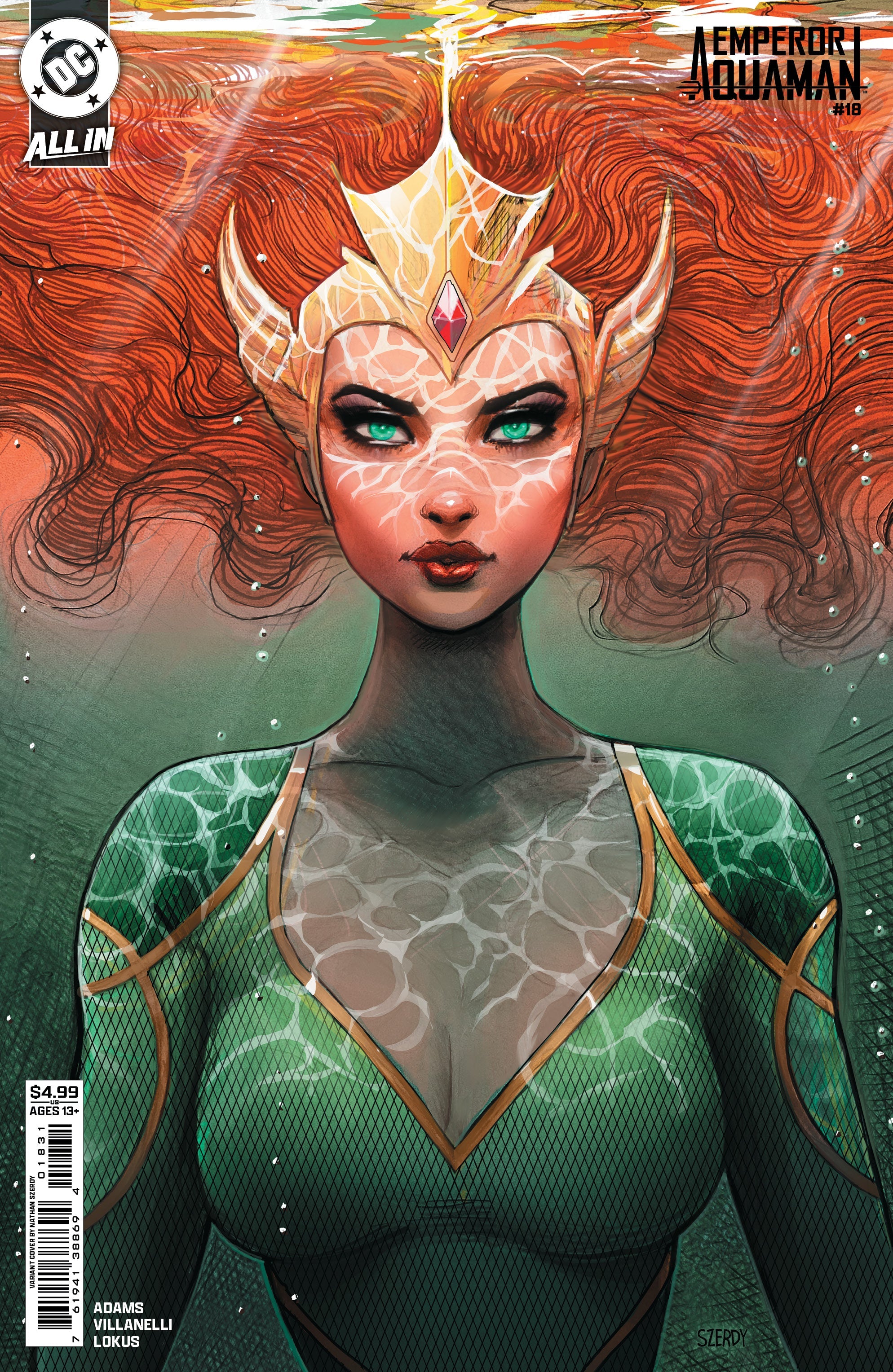 Emperor Aquaman #18 C Nathan Szerdy Variant (06/10/2026) Dc