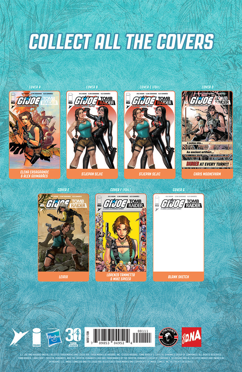 [Signed by David Nakayama] [FOIL] GI JOE A REAL AMERICAN HERO TOMB RAIDER #1 DAVID NAKAYAMA NYCC EXCLUSIVE VIRGIN VAR (01/27/2027)
