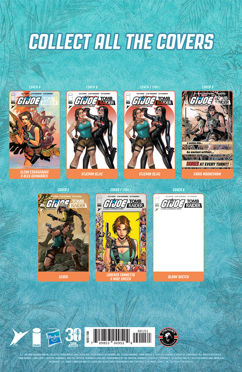 [Signed by Stephen Segovia] GI JOE A REAL AMERICAN HERO TOMB RAIDER #1 STEPHEN SEGOVIA EXCLUSIVE VIRGIN VAR (01/27/2027)