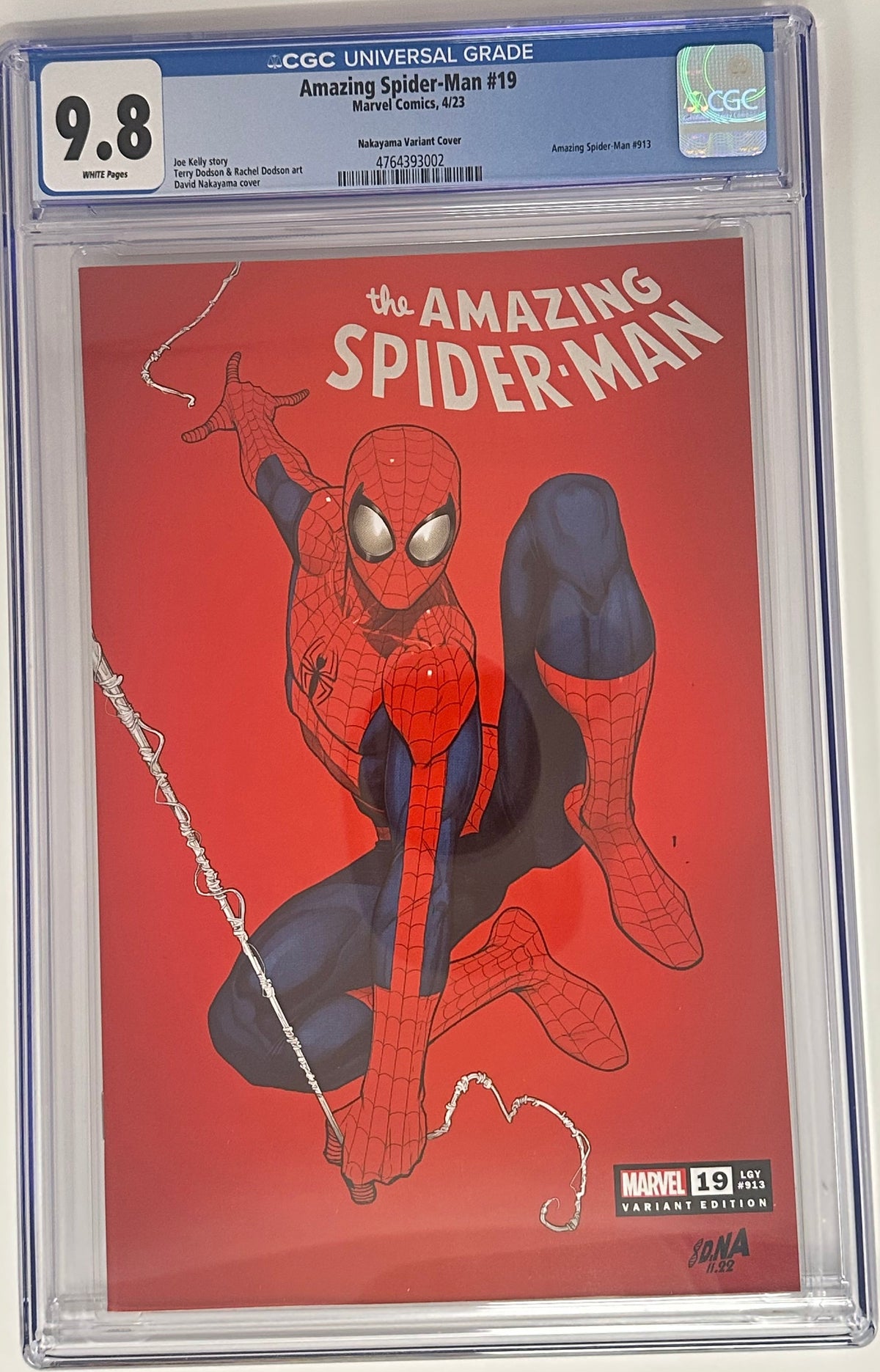AMAZING SPIDER-MAN #19 CGC 9.8 BLUE LABEL DAVID NAKAYAMA EXCLUSIVE VAR [IN STOCK]