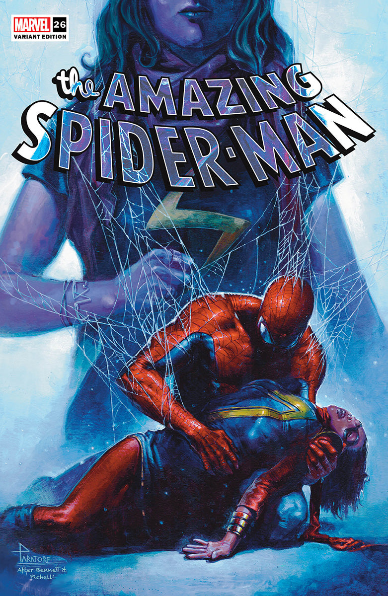 [2 PACK] **FREE TRADE DRESS** AMAZING SPIDER-MAN #26 2ND PRINTING UNKNOWN COMICS DAVIDE PARATORE EXCLUSIVE VAR (07/12/2023)