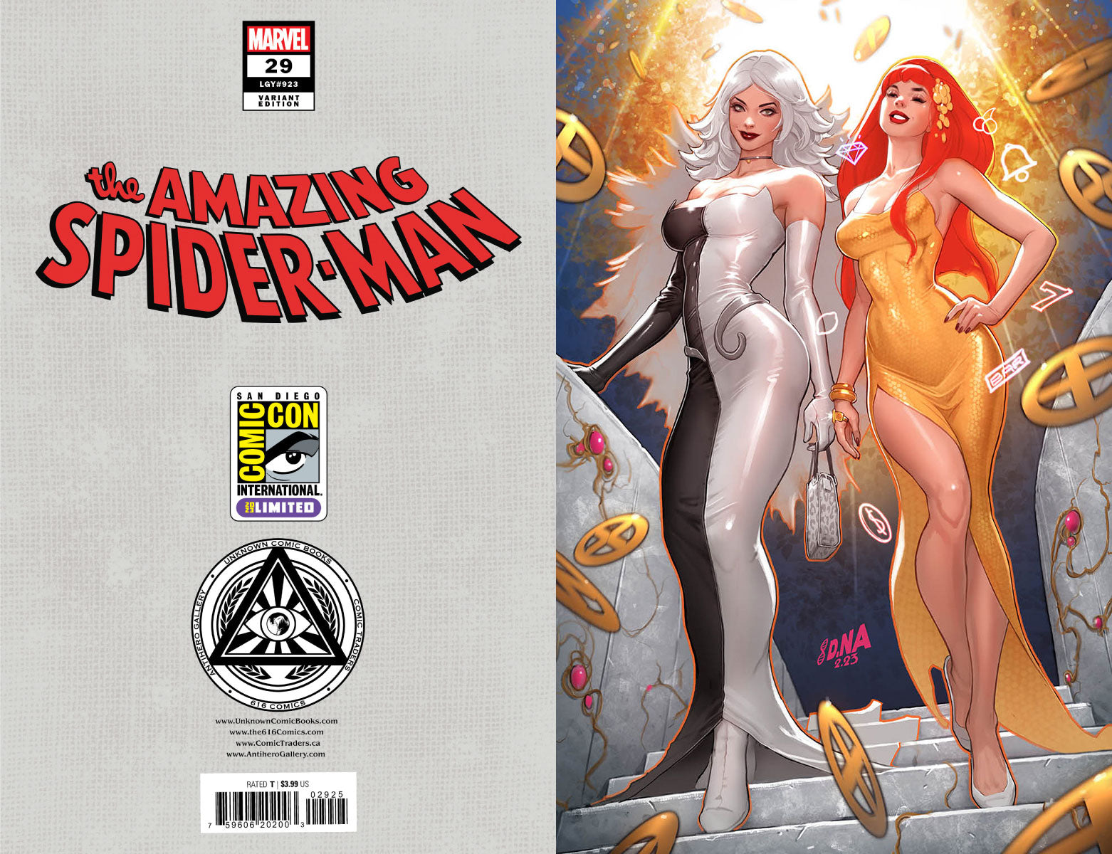 [Signed by David Nakayama] AMAZING SPIDER-MAN #29 Virgin UNKNOWN COMICS DAVID NAKAYAMA EXCLUSIVE SDCC LIMITED VAR