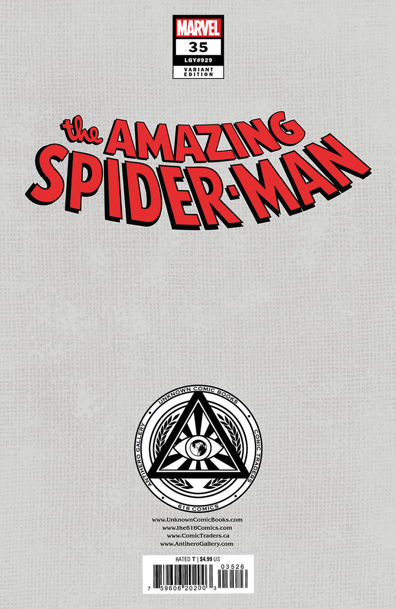 AMAZING SPIDER-MAN #35 UNKNOWN COMICS SABINE RICH EXCLUSIVE VAR (10/11/2023)