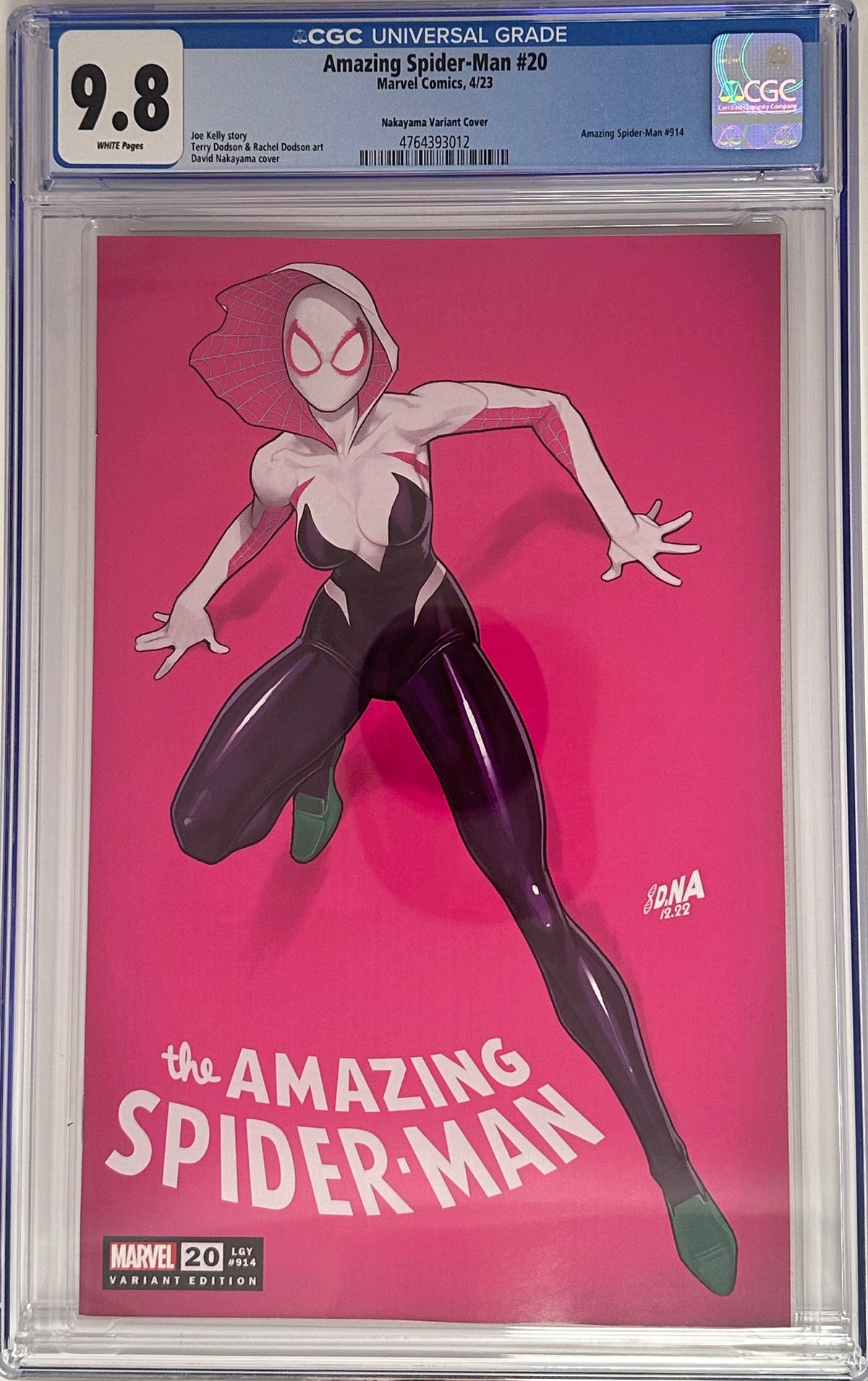 AMAZING SPIDER-MAN #20 CGC 9.8 BLUE LABEL DAVID NAKAYAMA EXCLUSIVE VAR [IN STOCK]