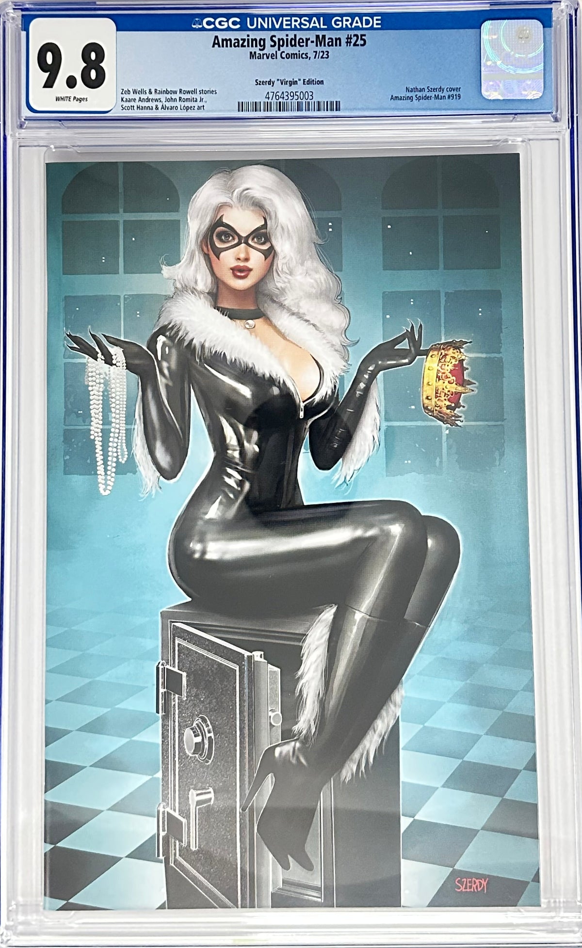 AMAZING SPIDER-MAN #25 CGC 9.8 BLUE LABEL NATHAN SZERDY EXCLUSIVE VIRGIN VAR [IN STOCK]