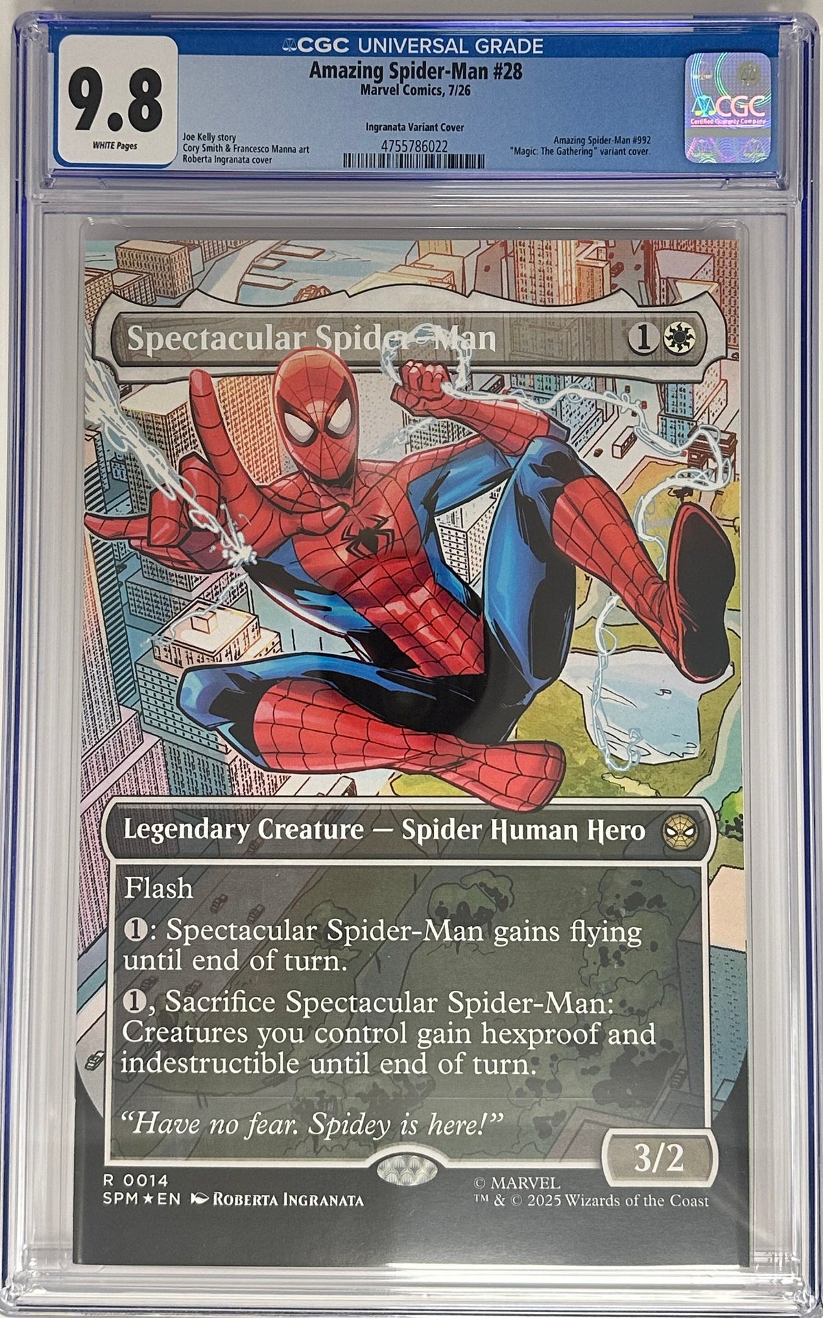 AMAZING SPIDER-MAN #28 CGC 9.8 BLUE LABEL ROBERTA INGRANATA VAR [IN STOCK]