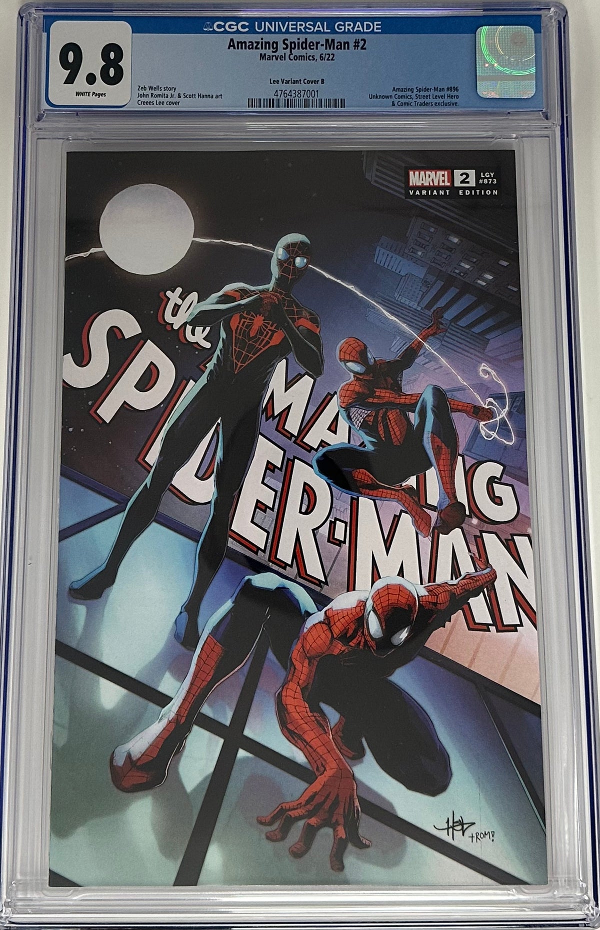 AMAZING SPIDER-MAN #2 CGC 9.8 BLUE LABEL CREEES LEE EXCLUSIVE VAR [IN STOCK]