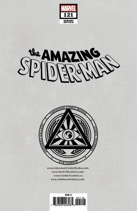 [FOIL] AMAZING SPIDER-MAN #121 FACSIMILE EDITION UNKNOWN COMICS JOHN ROMITA EXCLUSIVE VAR (06/14/2023)