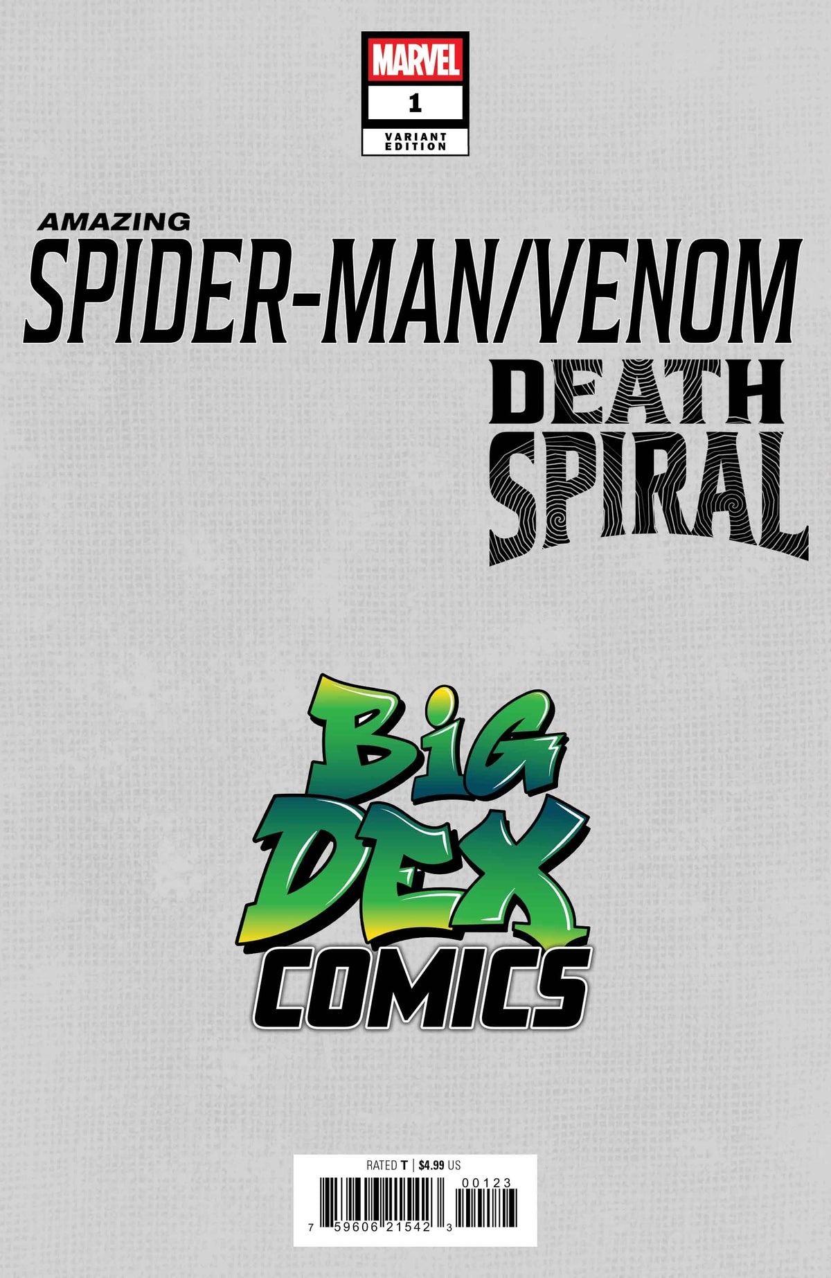 Amazing Spider-Man/Venom Death Spiral #1 LUCIO PARRILLO Big Dex MegaCon Exclusive Trade Dress