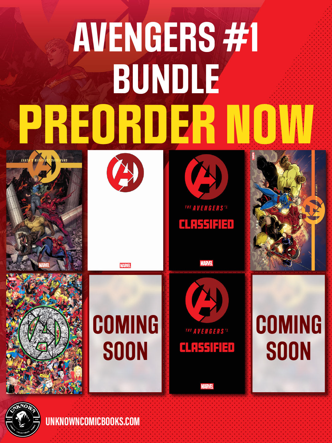 [8 PACK] AVENGERS #1 (11/04/2026)